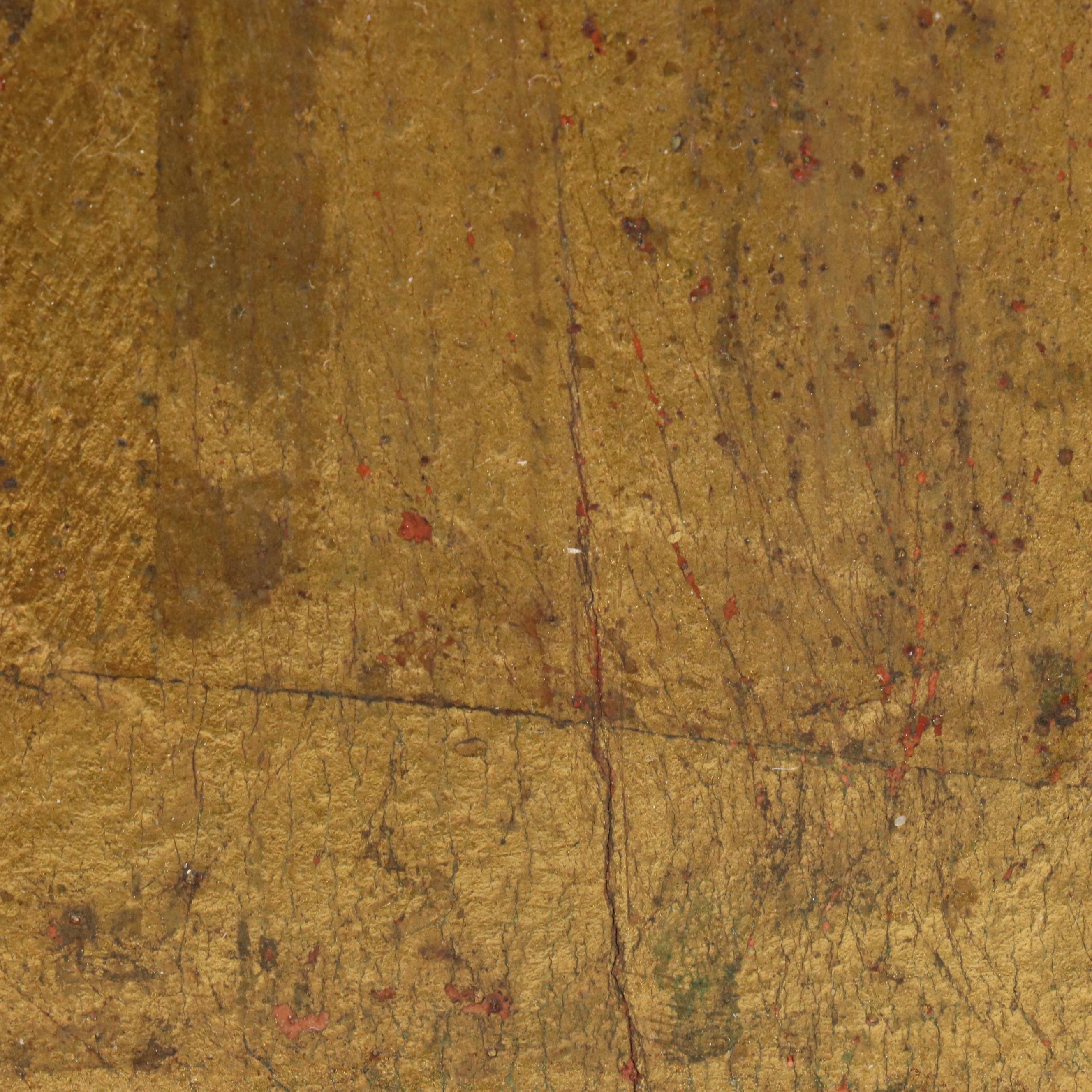 Antique Spanish Gilt and Painted Panels, Late 19th/Early 20th Century