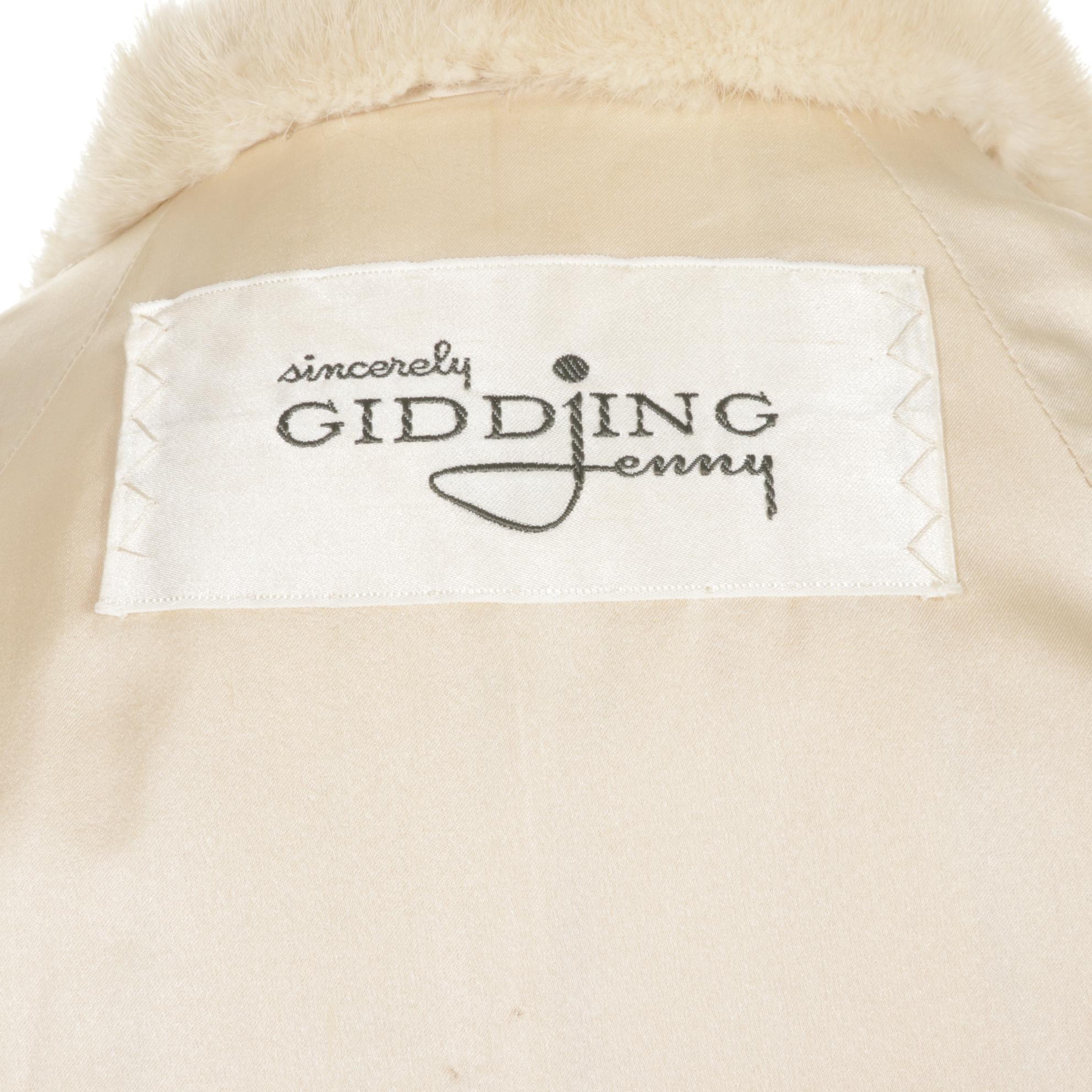 Tourmaline Mink Fur Swing Jacket by Sincerely Gidding Jenny