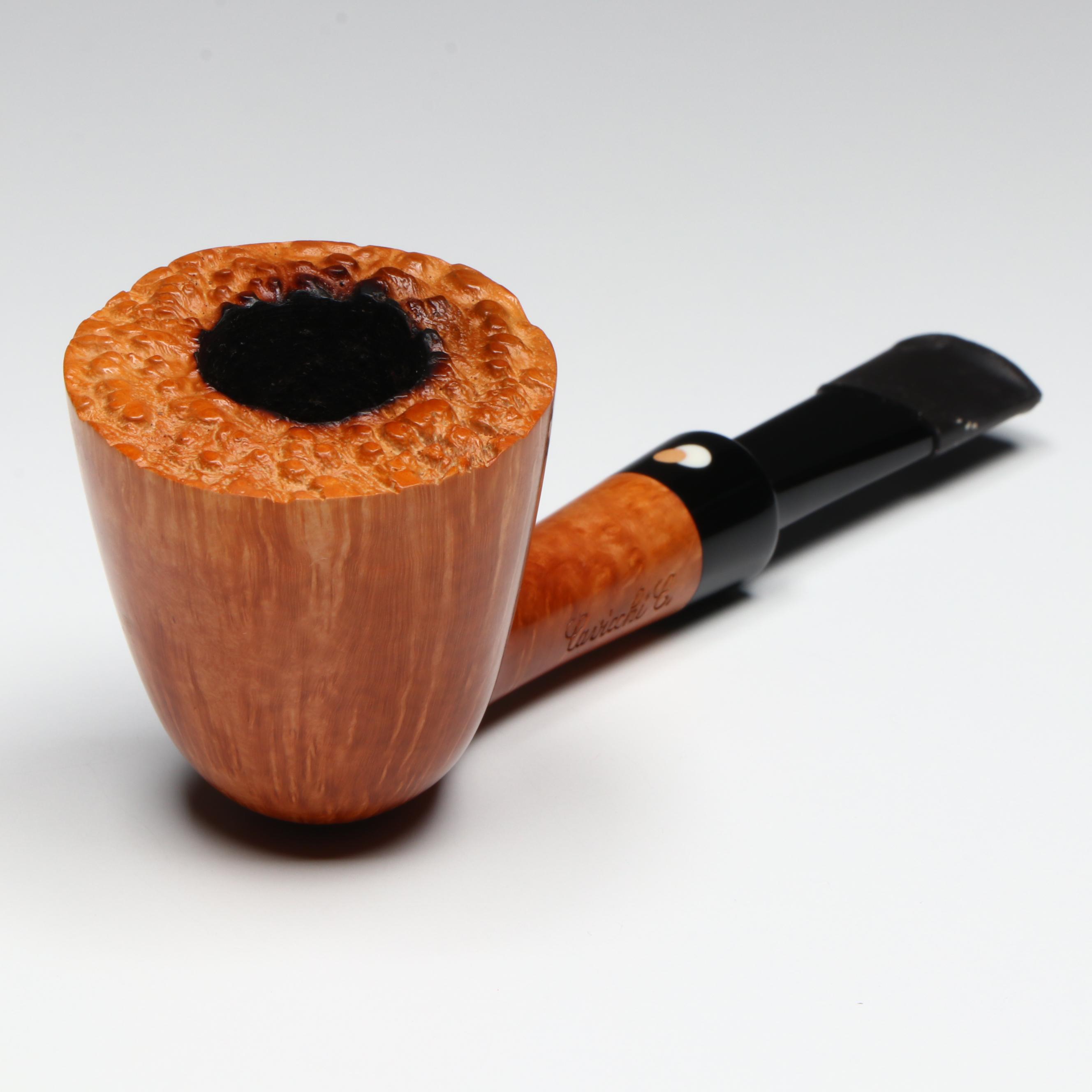 Claudio Cavicchi Italian Briar Wood Bent Dublin Tobacco Pipe