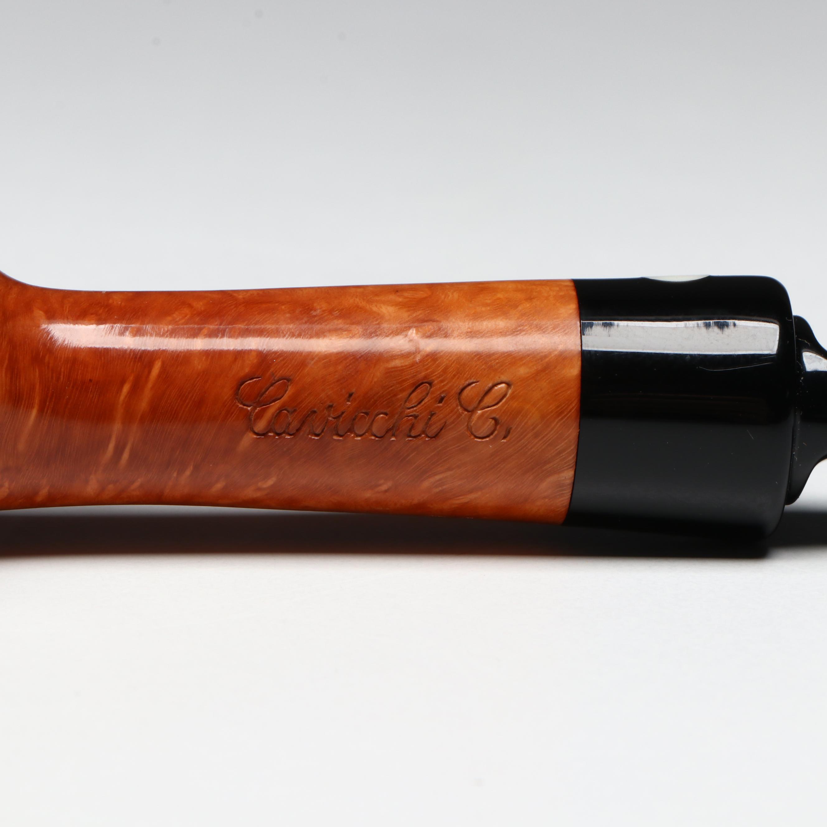 Claudio Cavicchi Italian Briar Wood Bent Dublin Tobacco Pipe