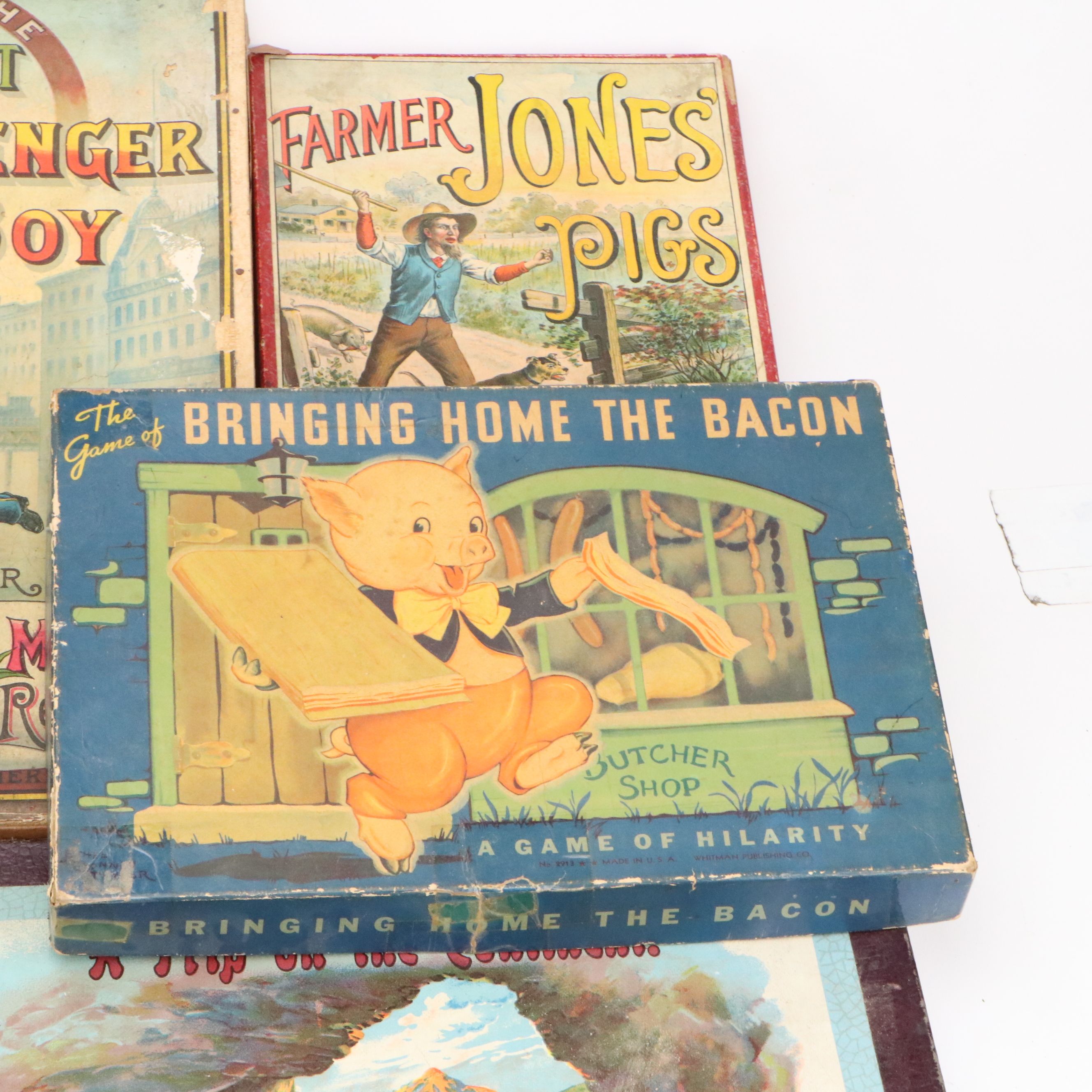 "Bring Home The Bacon", "Fish Pond", "Flags of All Nations", & More Board Games