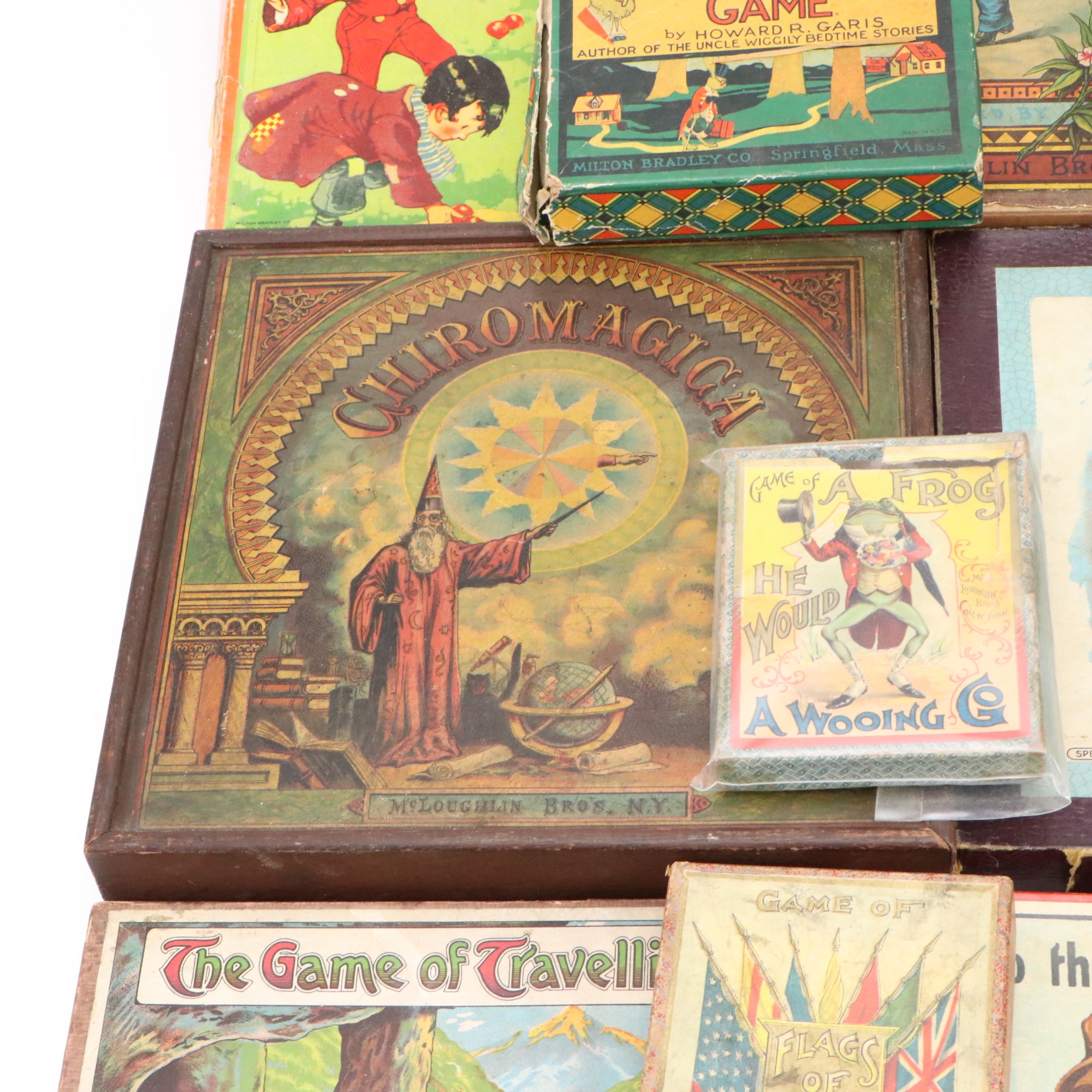 "Bring Home The Bacon", "Fish Pond", "Flags of All Nations", & More Board Games