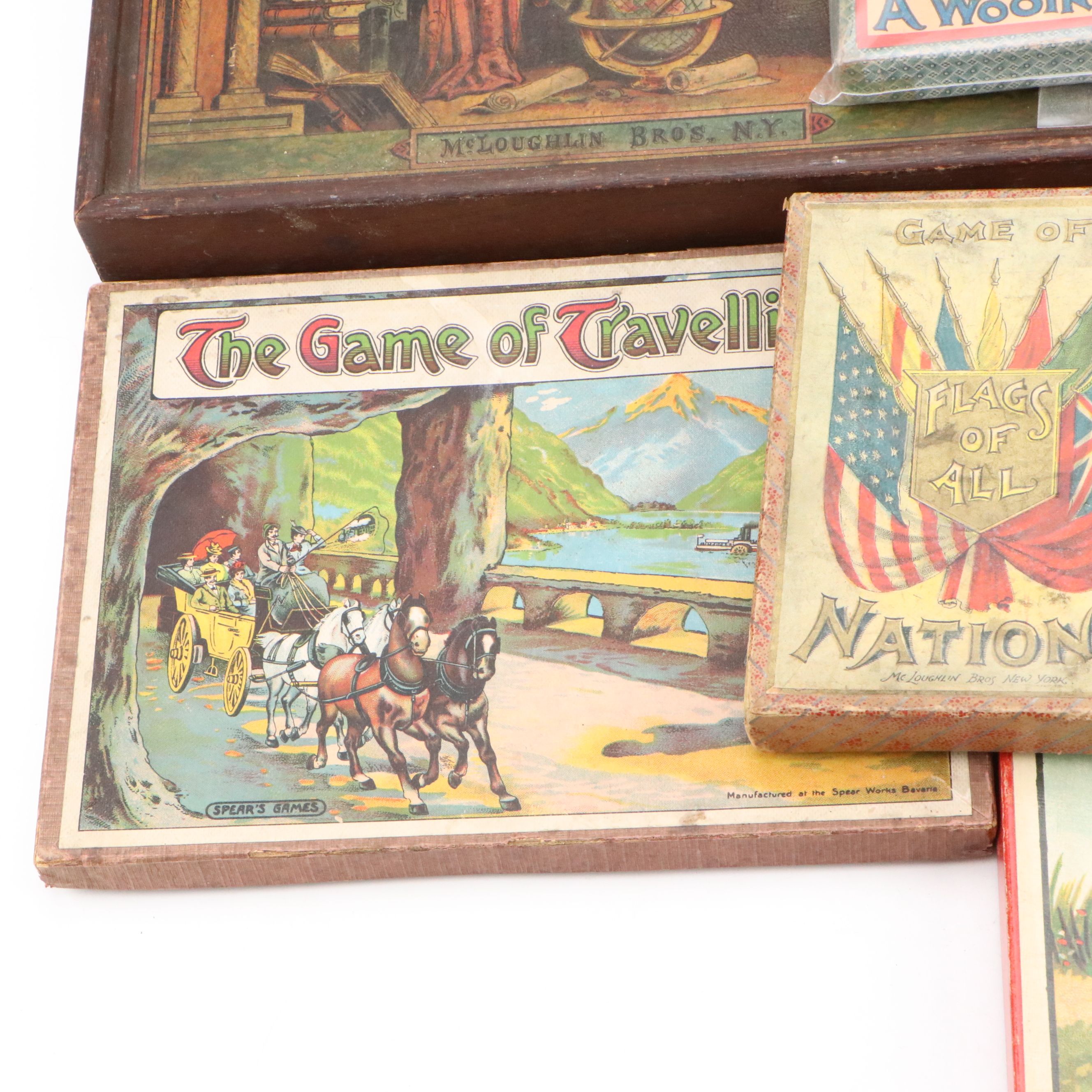 "Bring Home The Bacon", "Fish Pond", "Flags of All Nations", & More Board Games