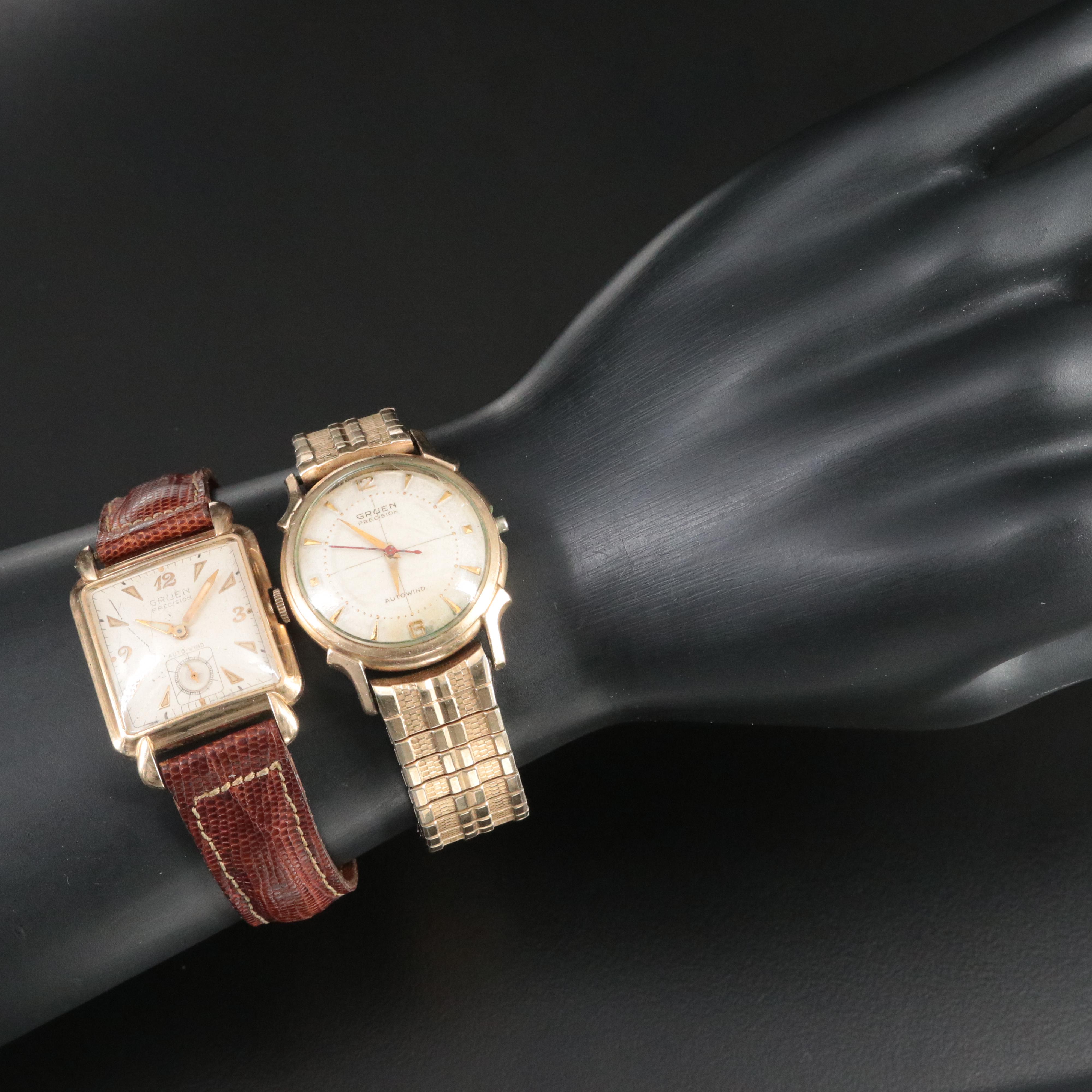 Vintage Gruen Precision Autowind Early 1950s Watches
