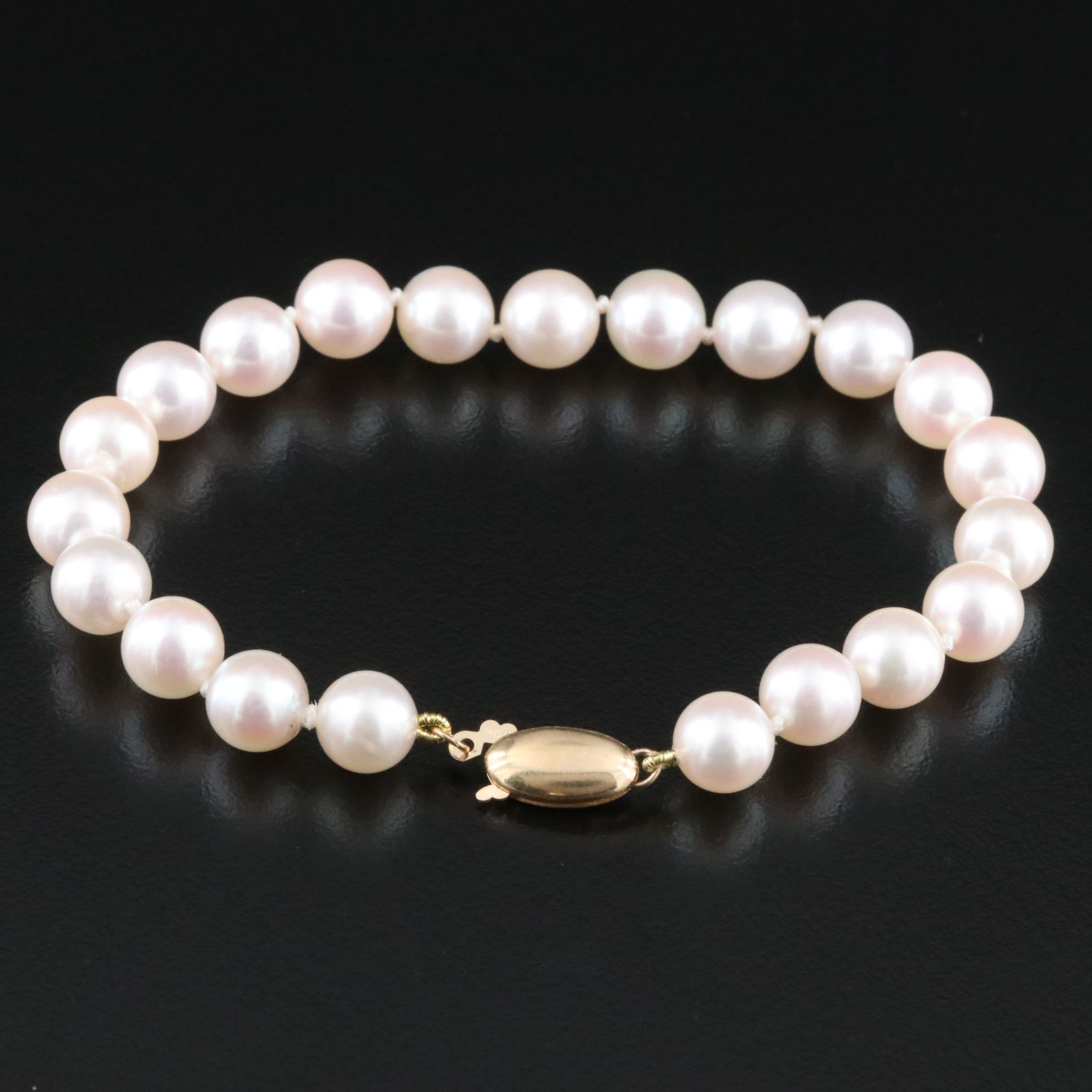 Pearl Bracelet with 14K Clasp