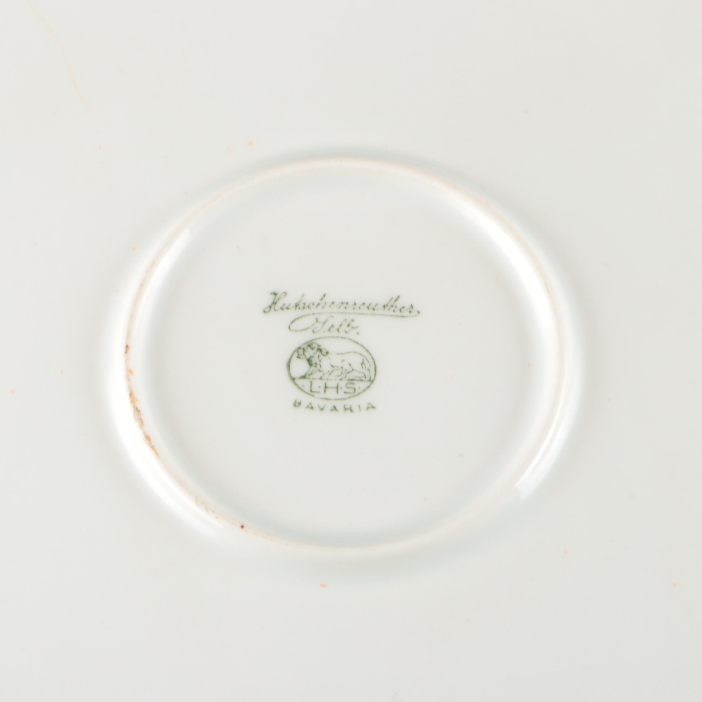 Hutschenreuther Bavarian Gilt Porcelain Dinnerware