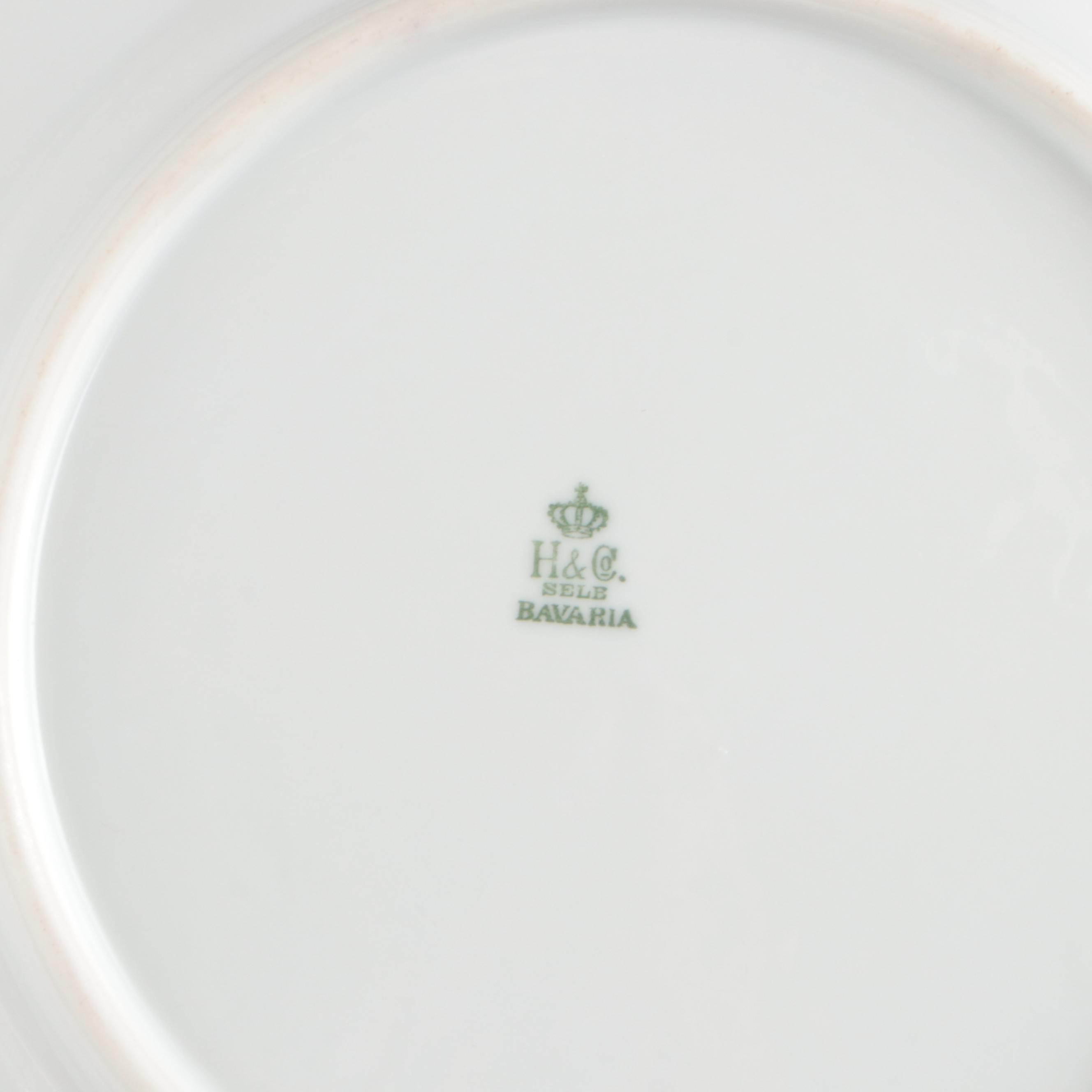 Hutschenreuther Bavarian Gilt Porcelain Dinnerware