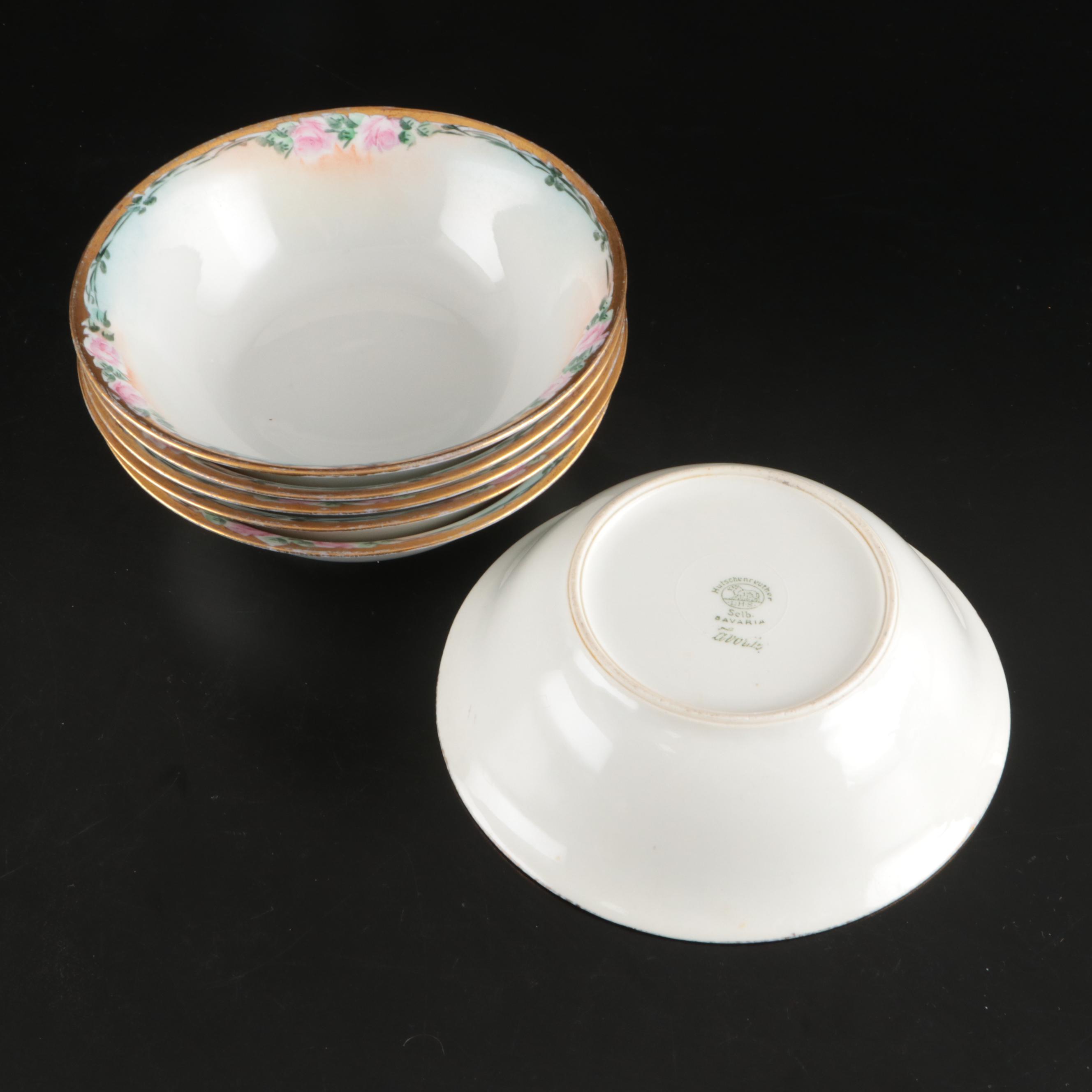 Hutschenreuther Bavarian Gilt Porcelain Dinnerware