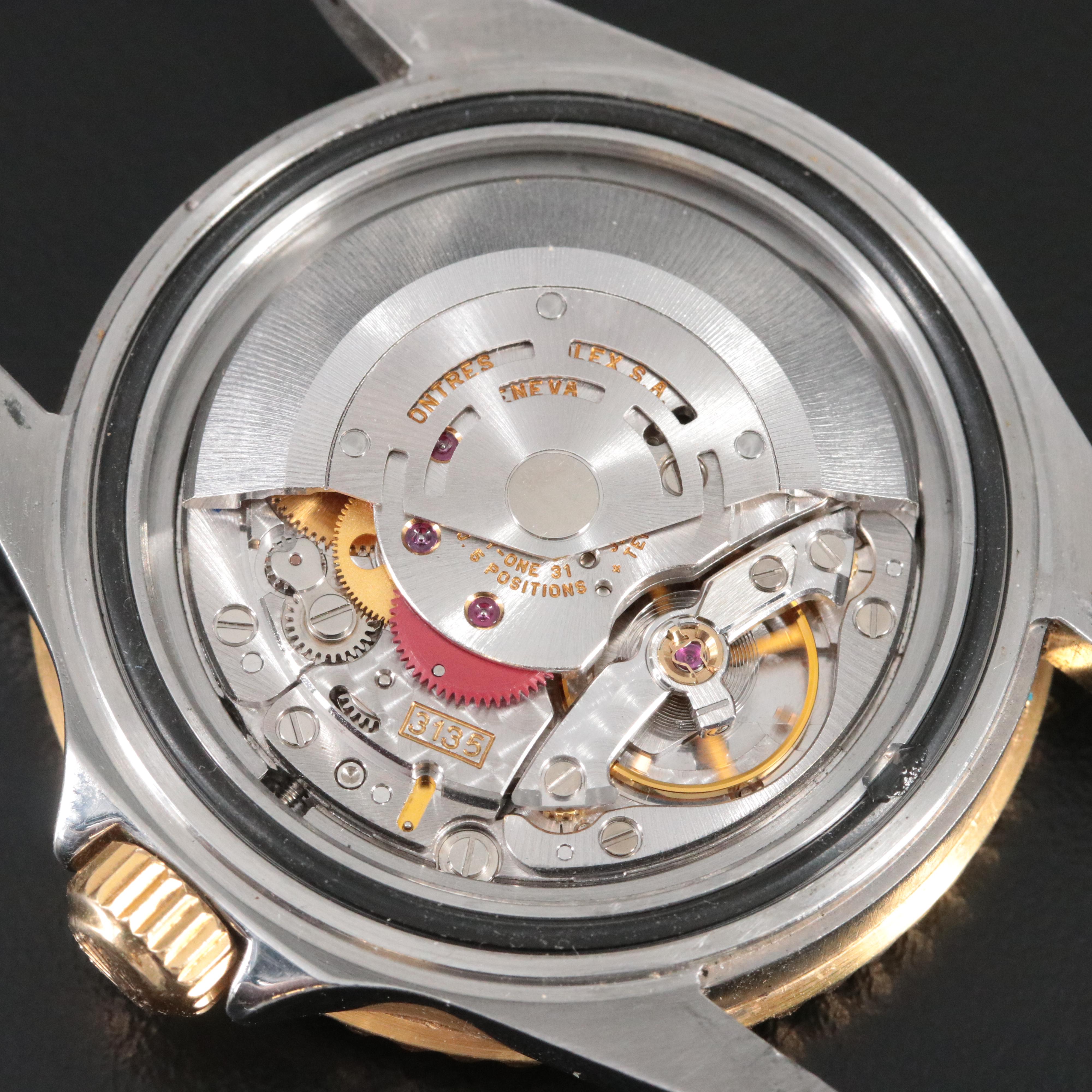 1996 Rolex 16613 Serti Diamond and Sapphire Dial Submariner Date Watch