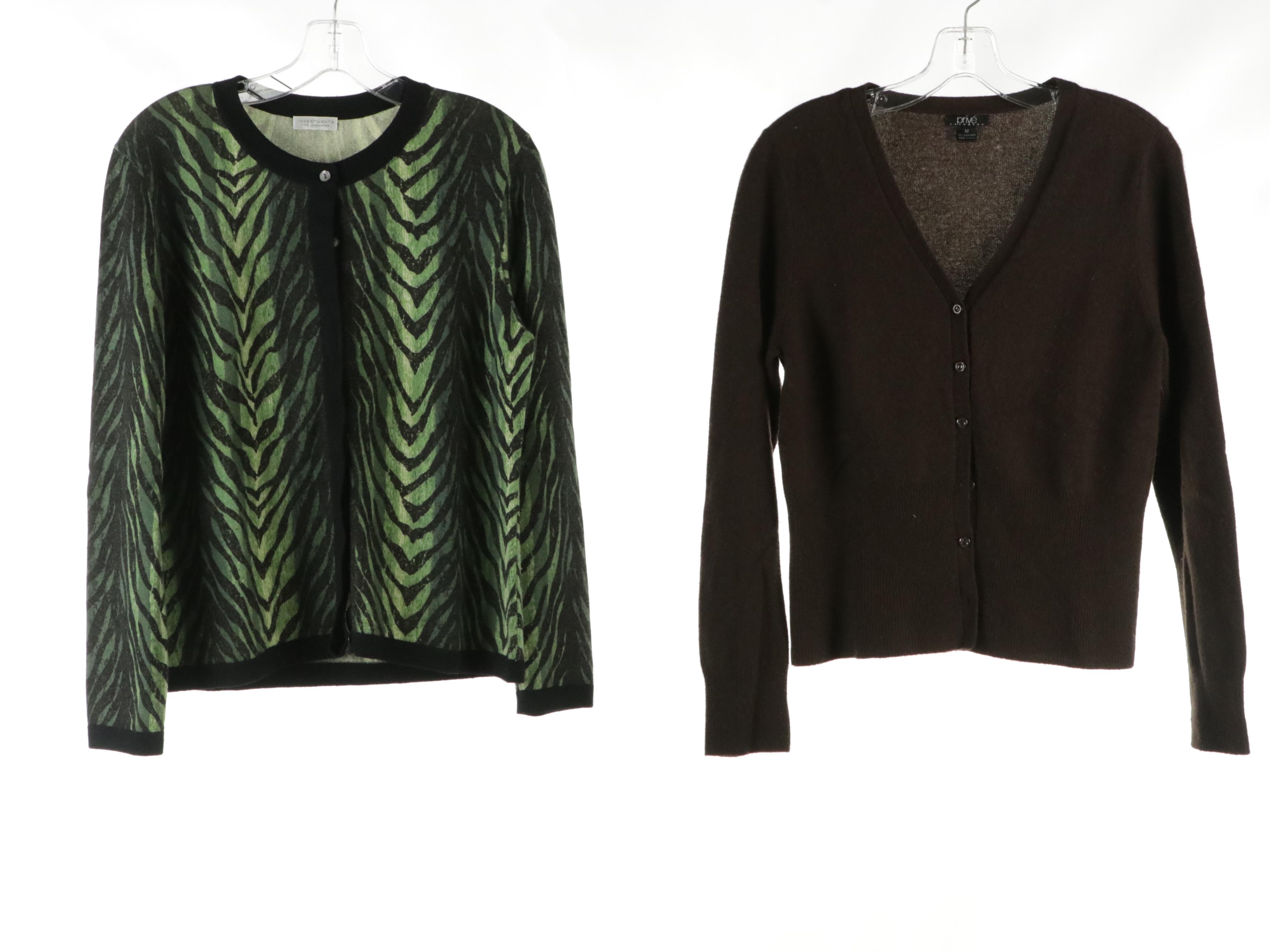 Lands' End, Talbots, and More Knit Cardigans and Sweaters Including Cashmere