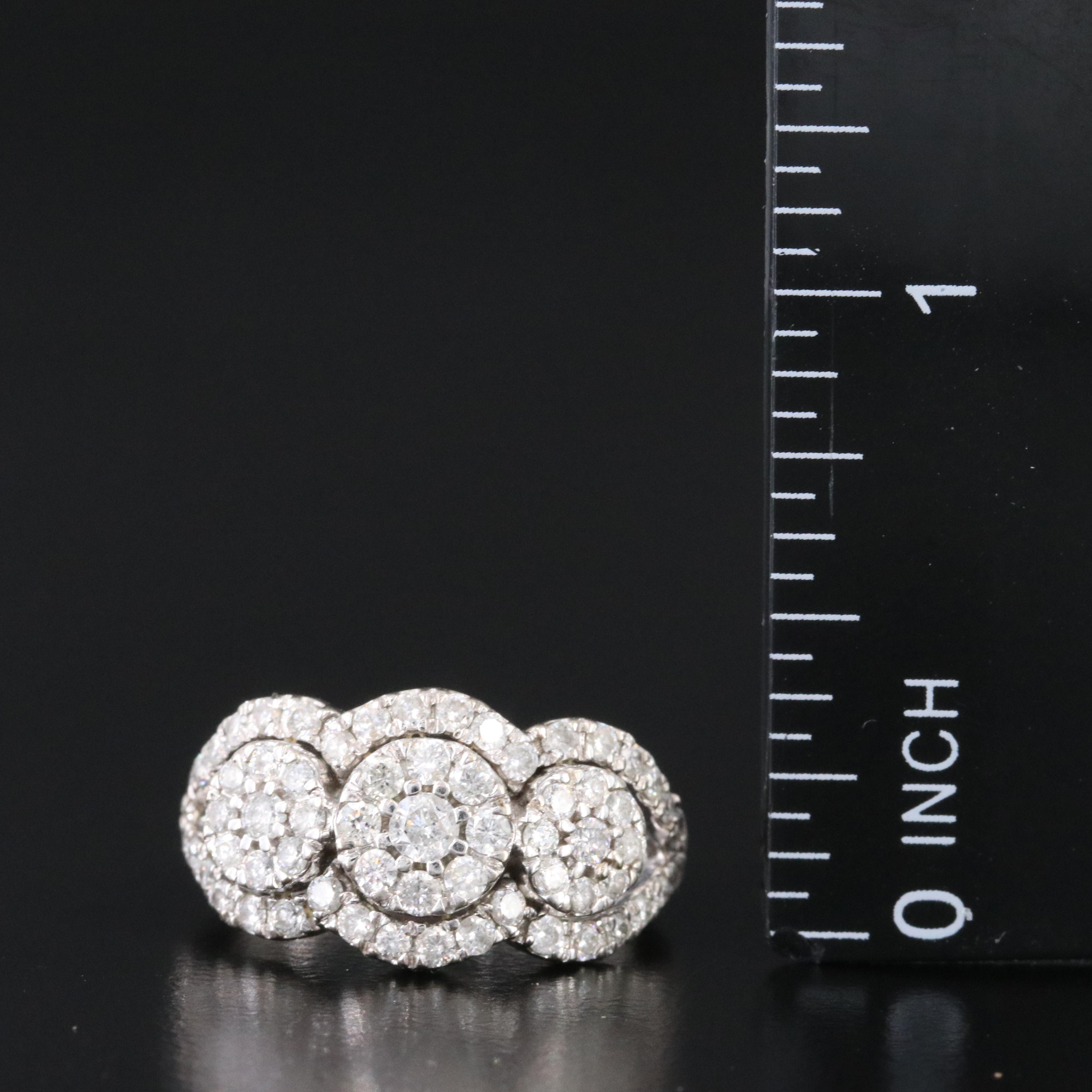 10K 0.95 CTW Diamond Ring