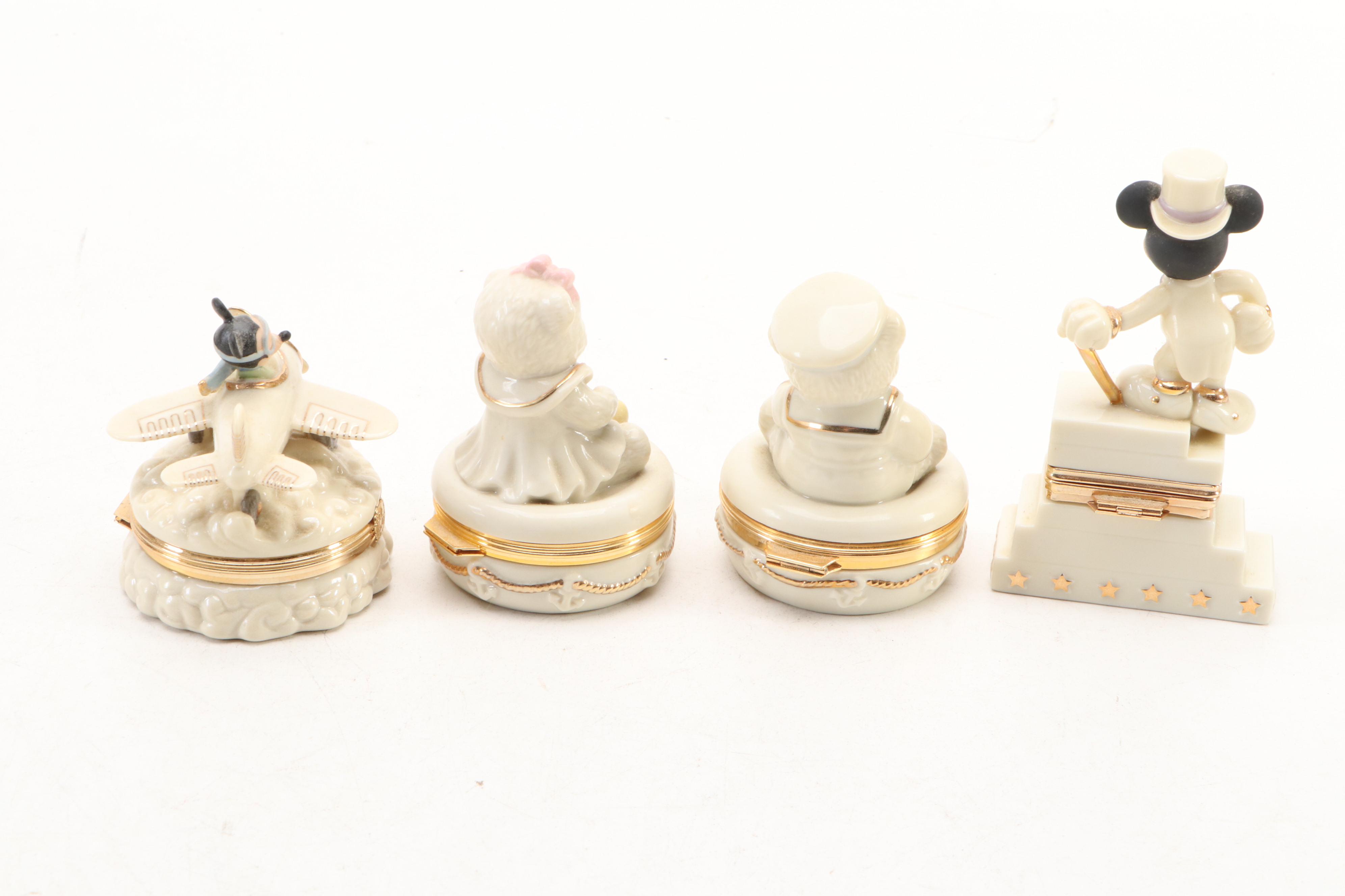 Lenox Disney Treasures Ceramic "A Picnic with Mickey" Treasures Box with More