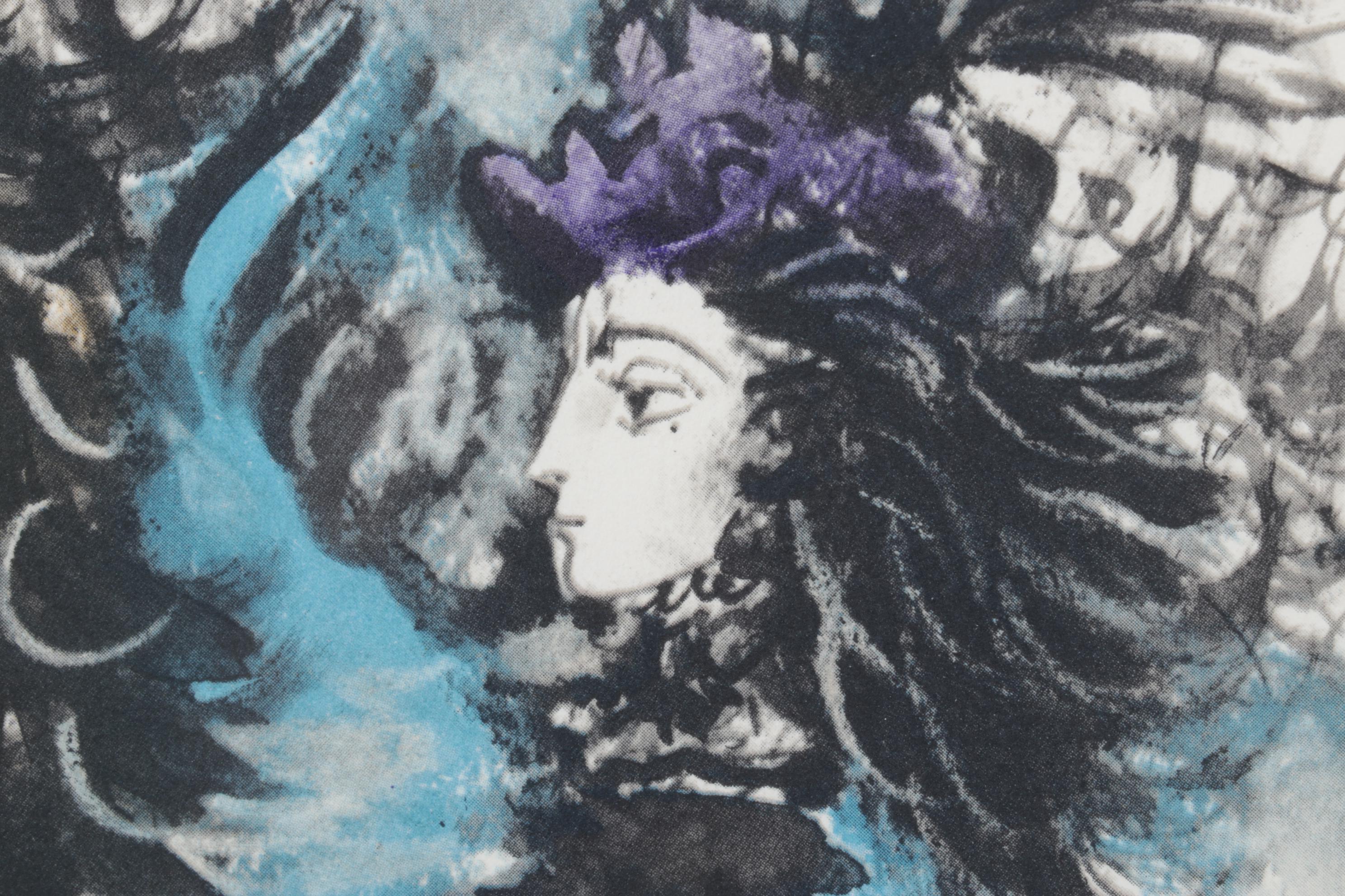 Lithograph after Pablo Picasso "Jacqueline on White Horse," 1961