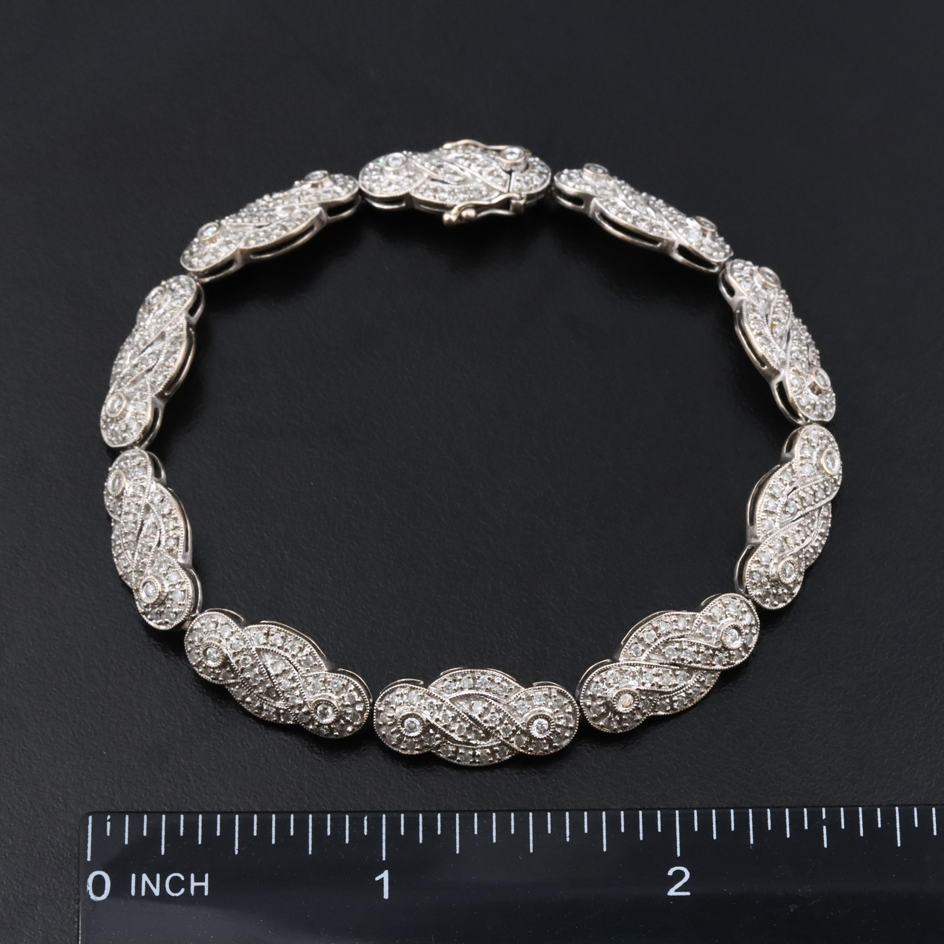 14K 1.96 CTW Diamond Bracelet