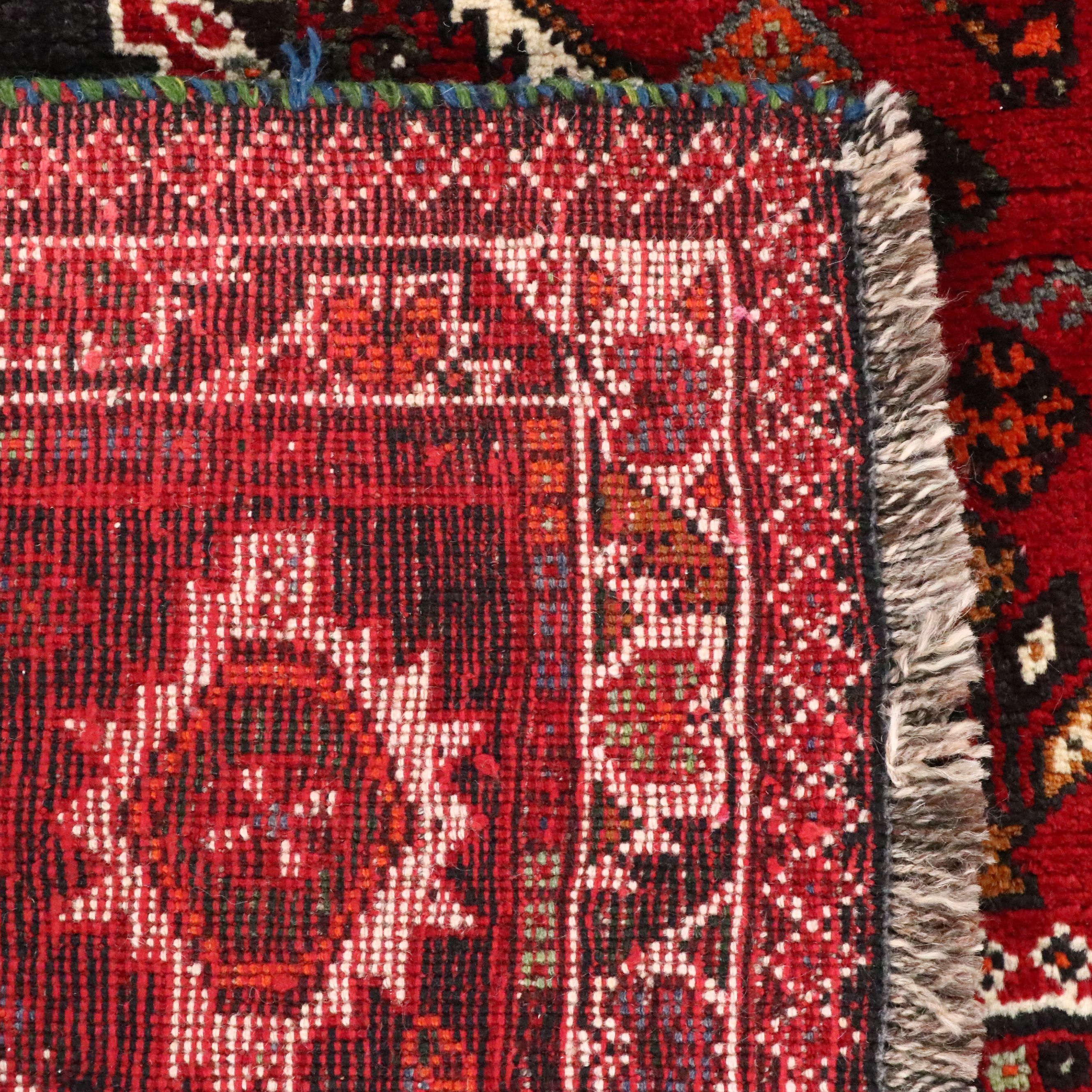 3'10 x 5'6 Hand-Knotted Persian Qashqai Area Rug