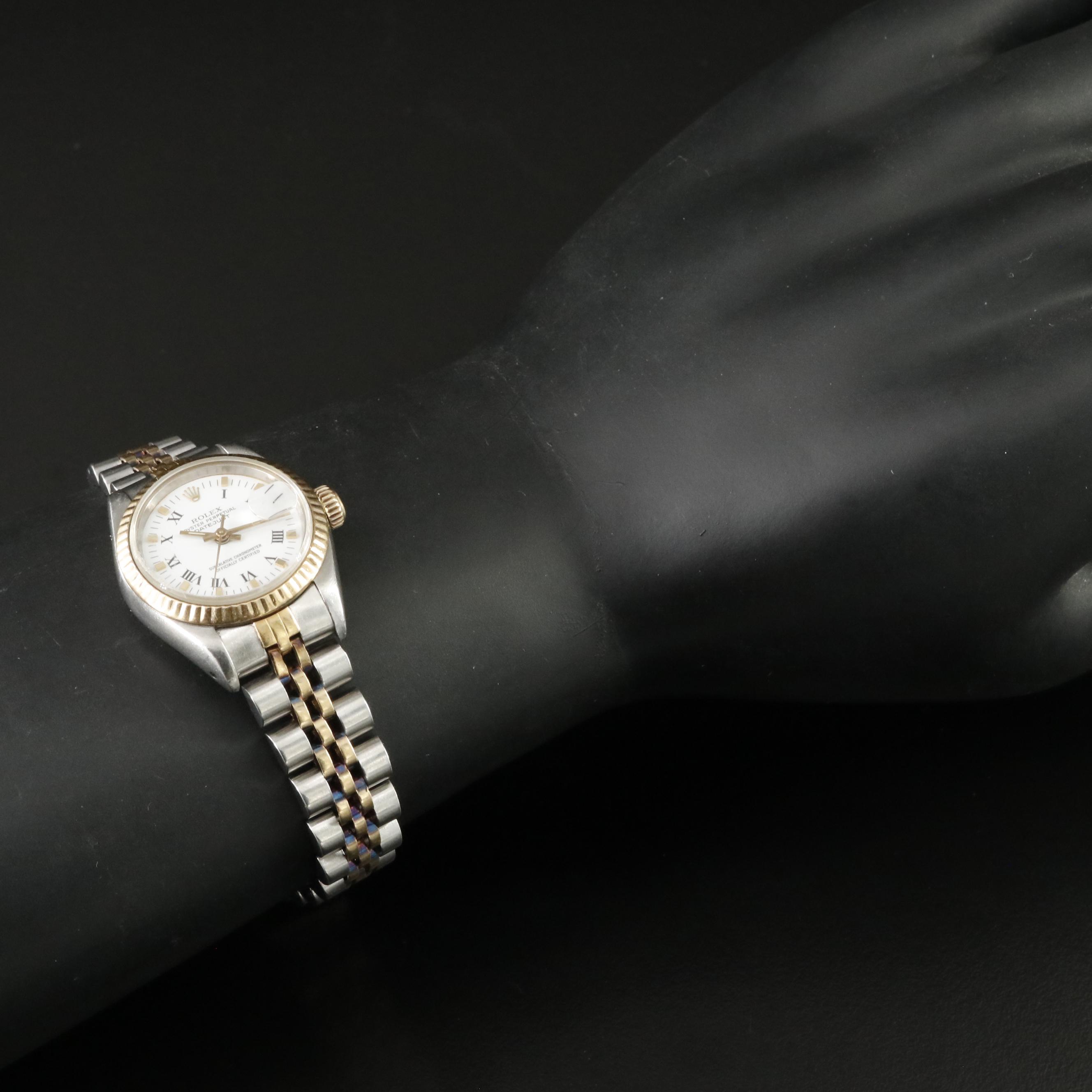 Rolex Datejust 69173 18K & Steel Vintage Watch c.1989