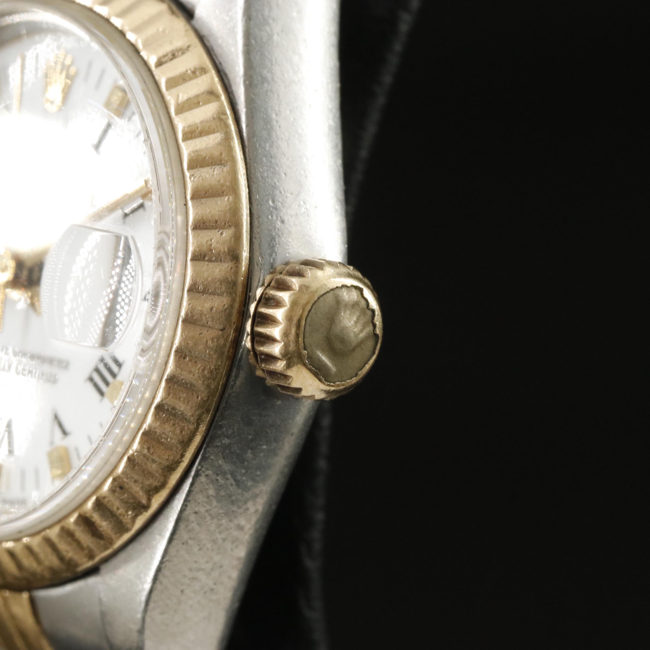 Rolex Datejust 69173 18K & Steel Vintage Watch c.1989