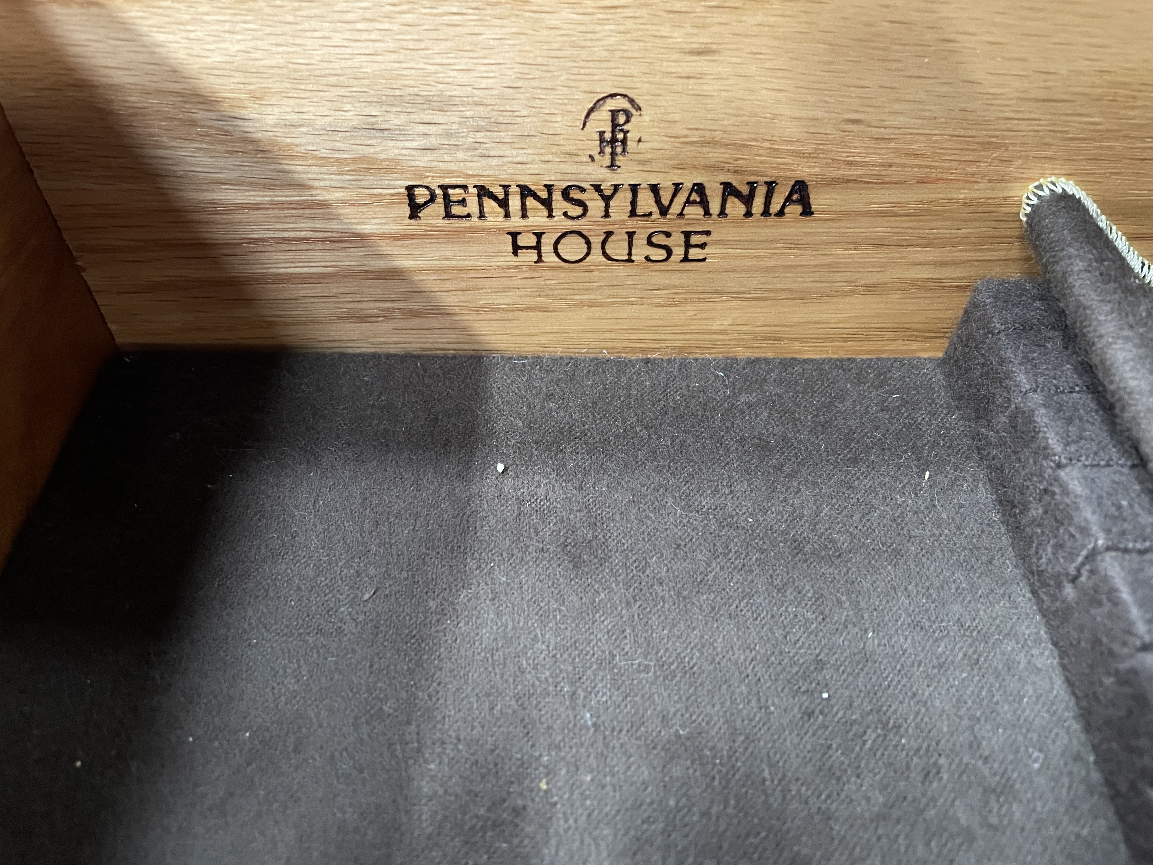 Pennsylvania House Federal Style Cherry Illuminated China Cabinet