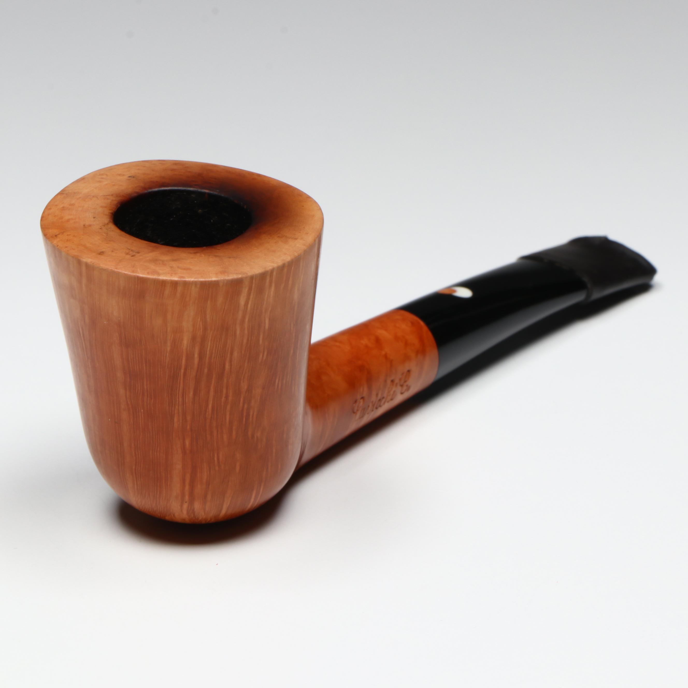 Claudio Cavicchi Italian Briar Wood Bent Dublin Tobacco Pipe