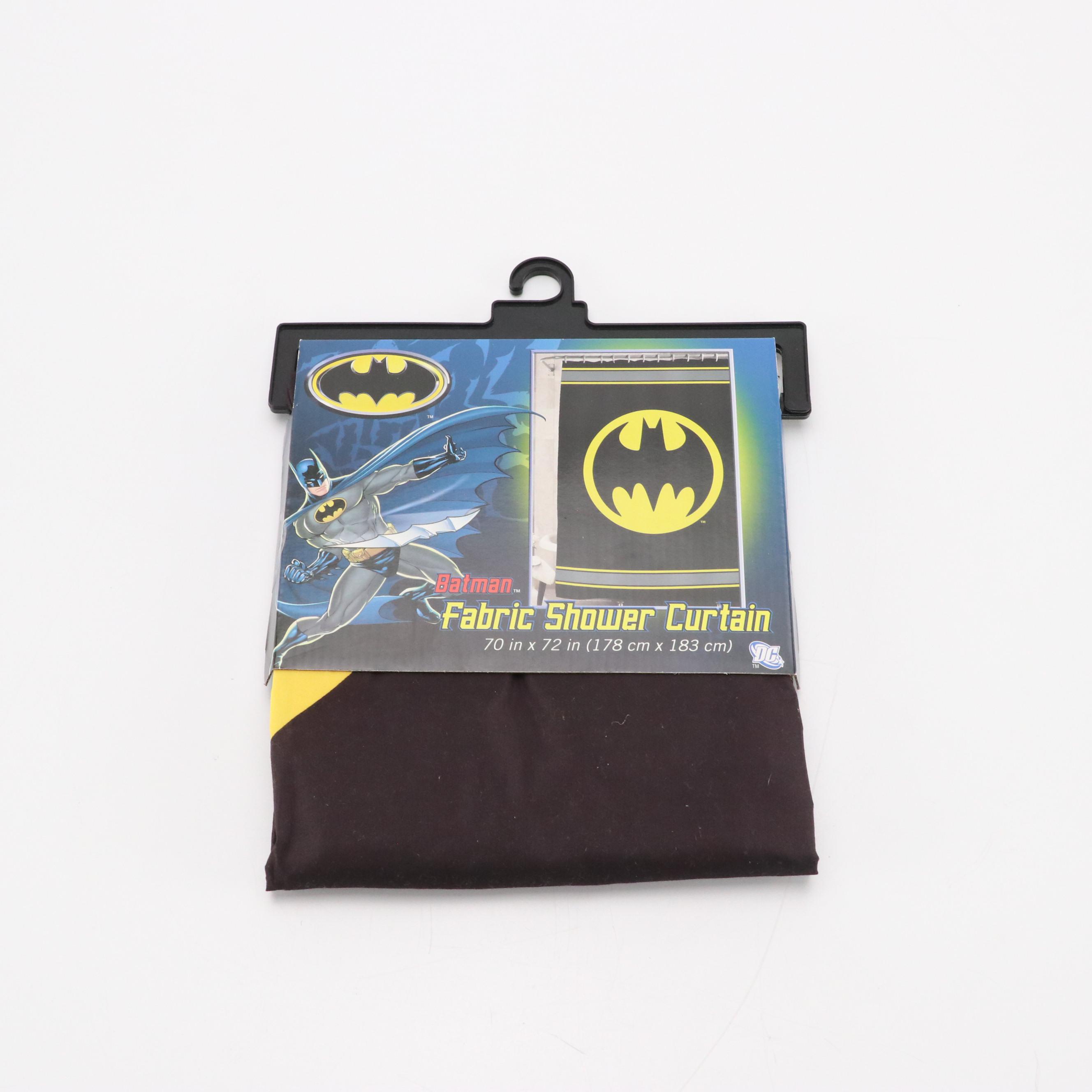 DC Comics Batman Themed Sleepwear, Hats, Bath Linens, Placemats, and Décor