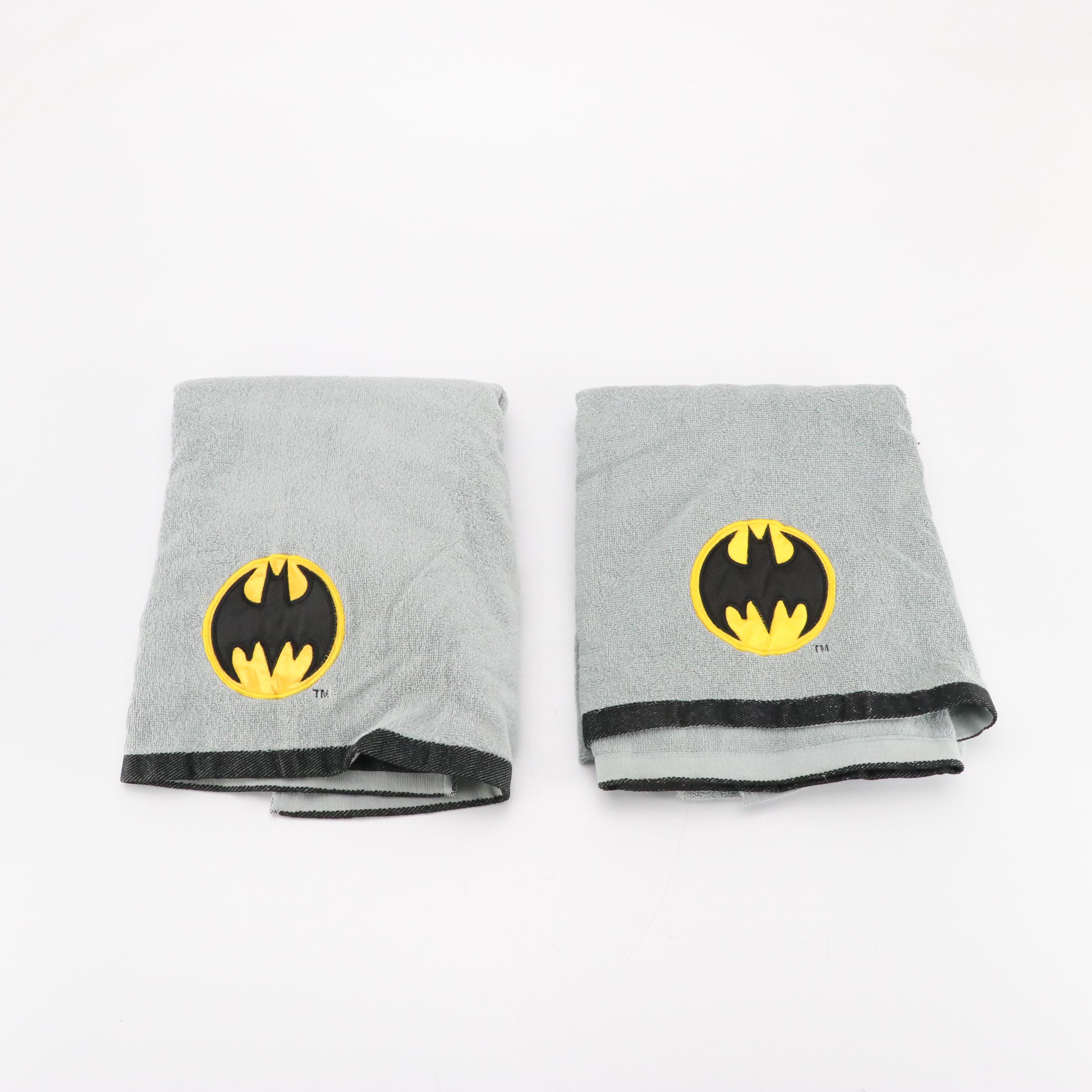 DC Comics Batman Themed Sleepwear, Hats, Bath Linens, Placemats, and Décor