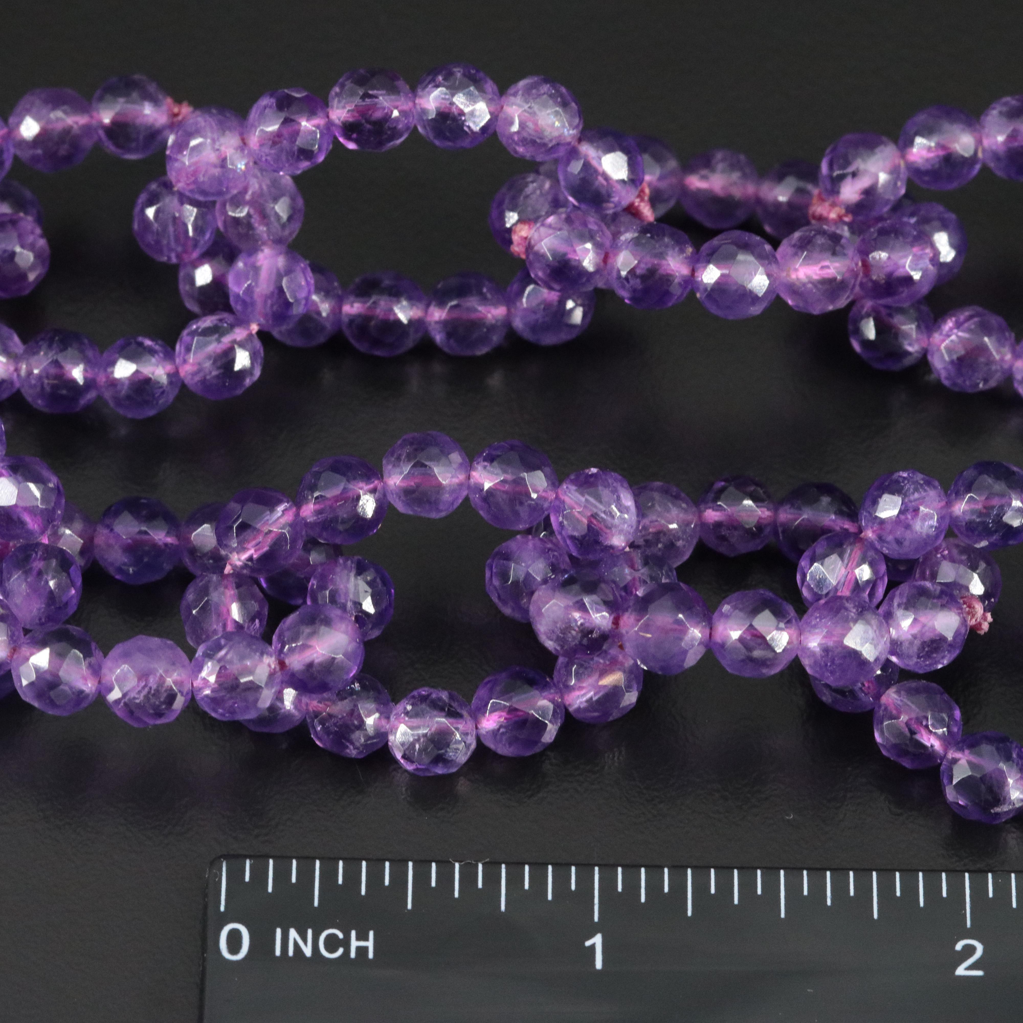 Amethyst Cable Link Chain