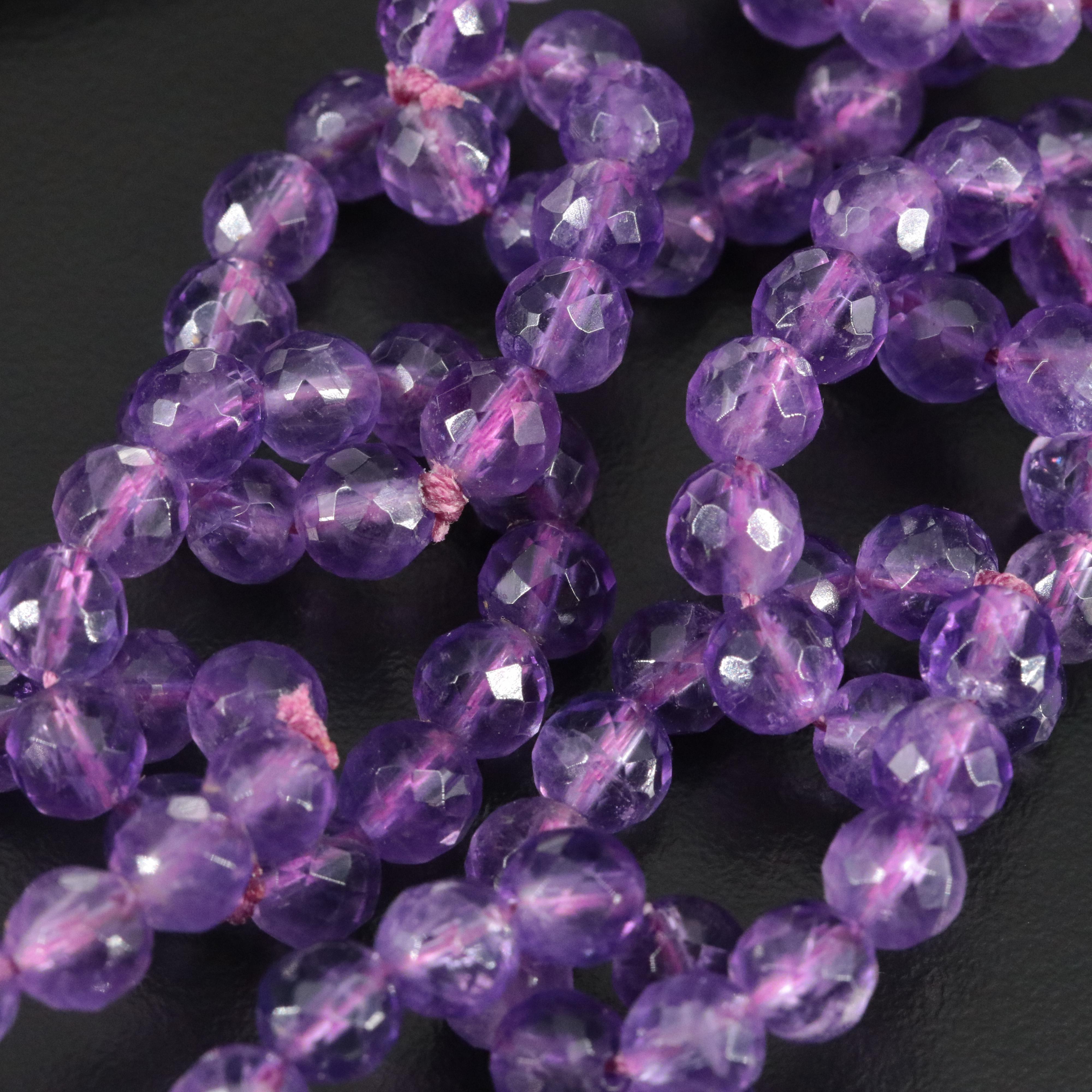 Amethyst Cable Link Chain