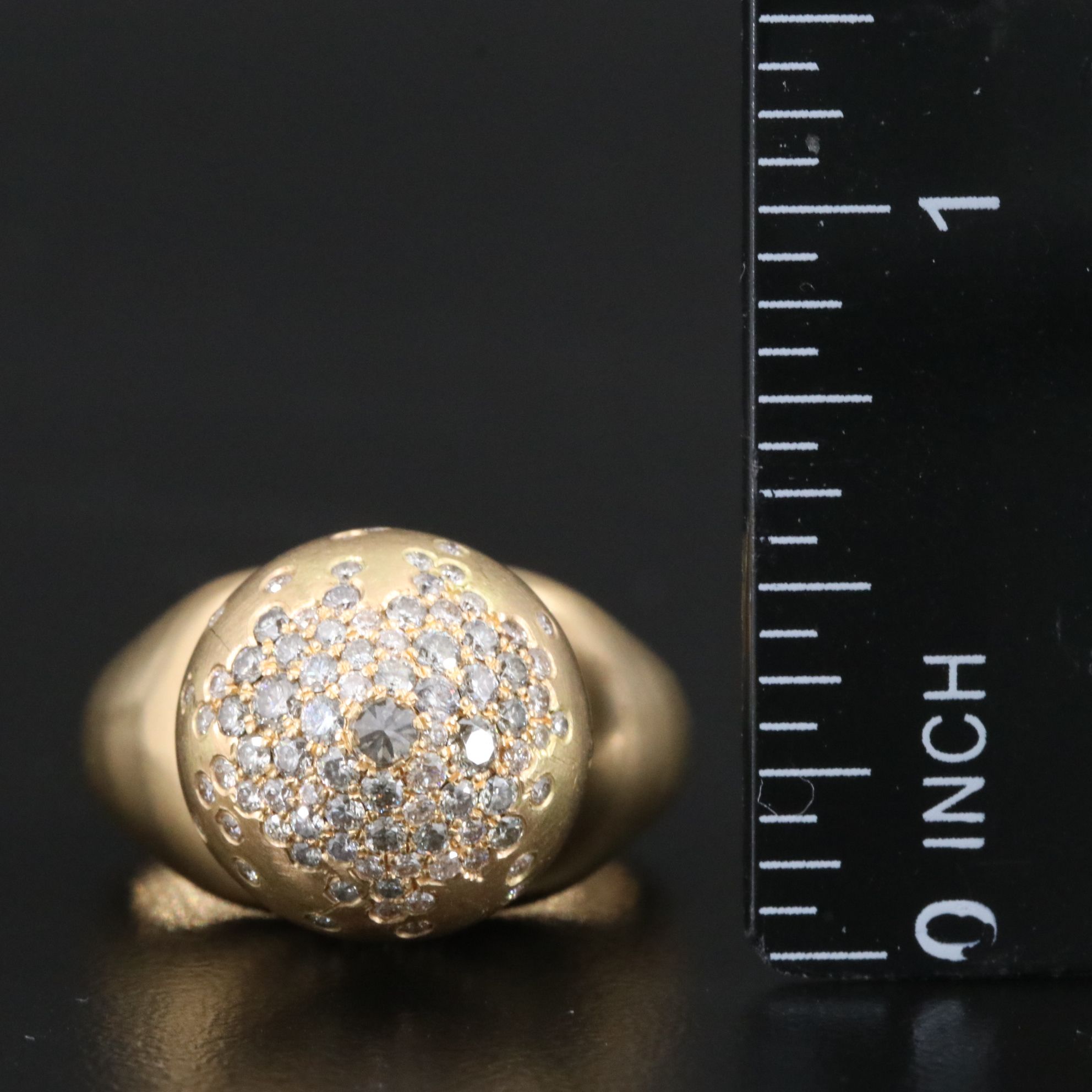 Nada Ghazel 18K 2.10 CTW Diamond The Dome Power Ring