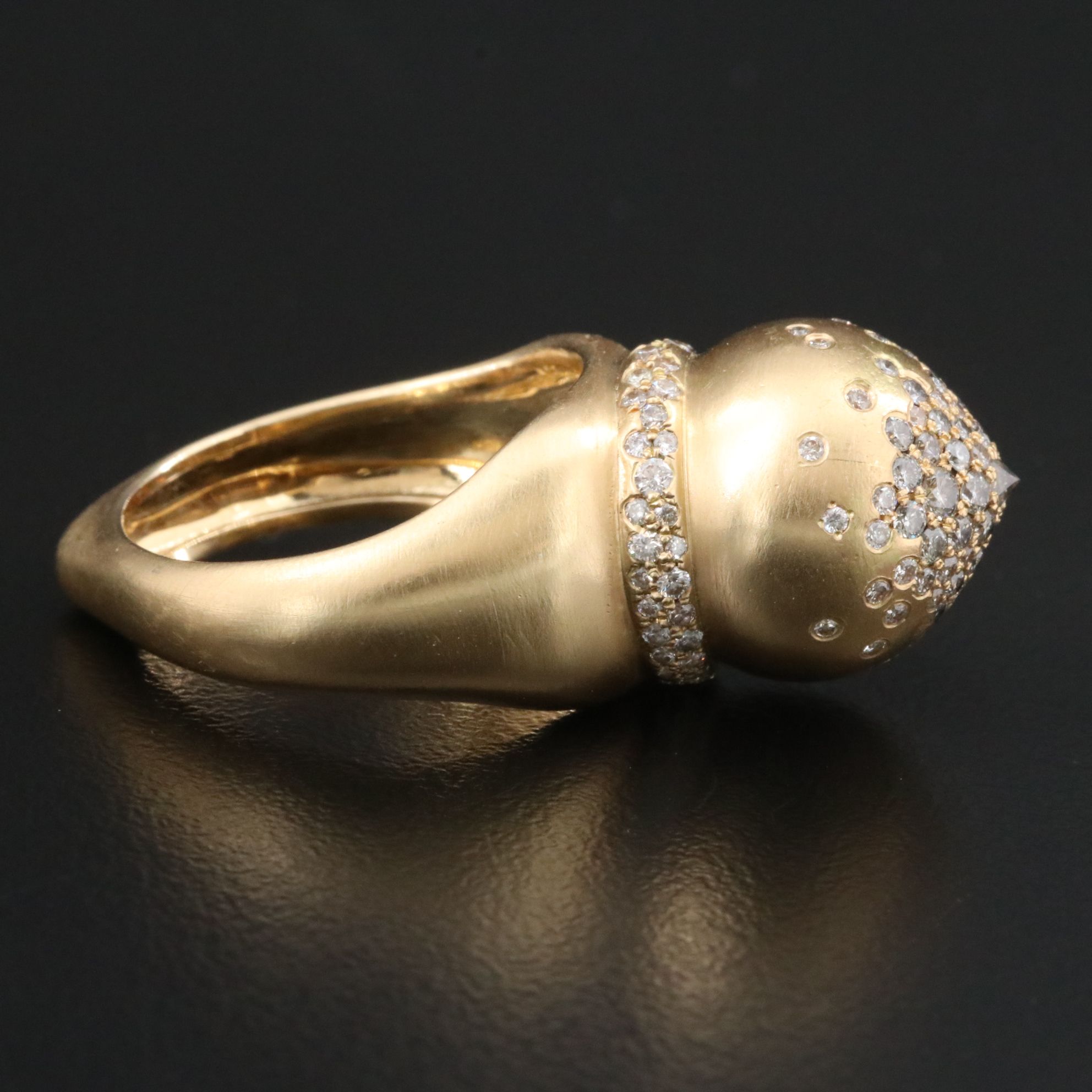 Nada Ghazel 18K 2.10 CTW Diamond The Dome Power Ring