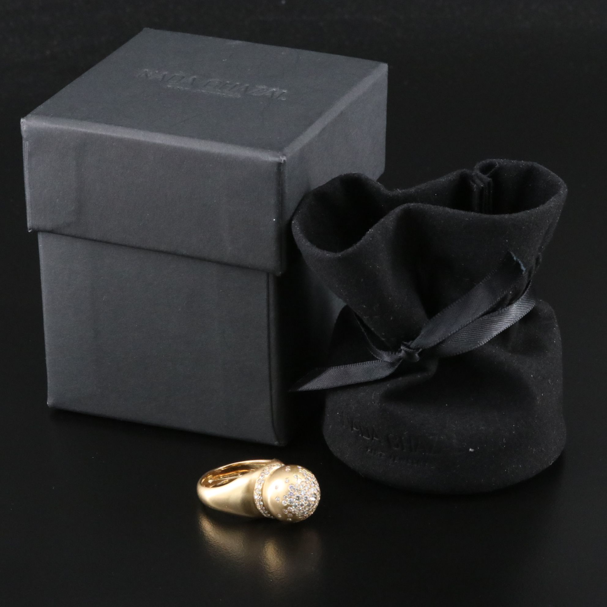 Nada Ghazel 18K 2.10 CTW Diamond The Dome Power Ring