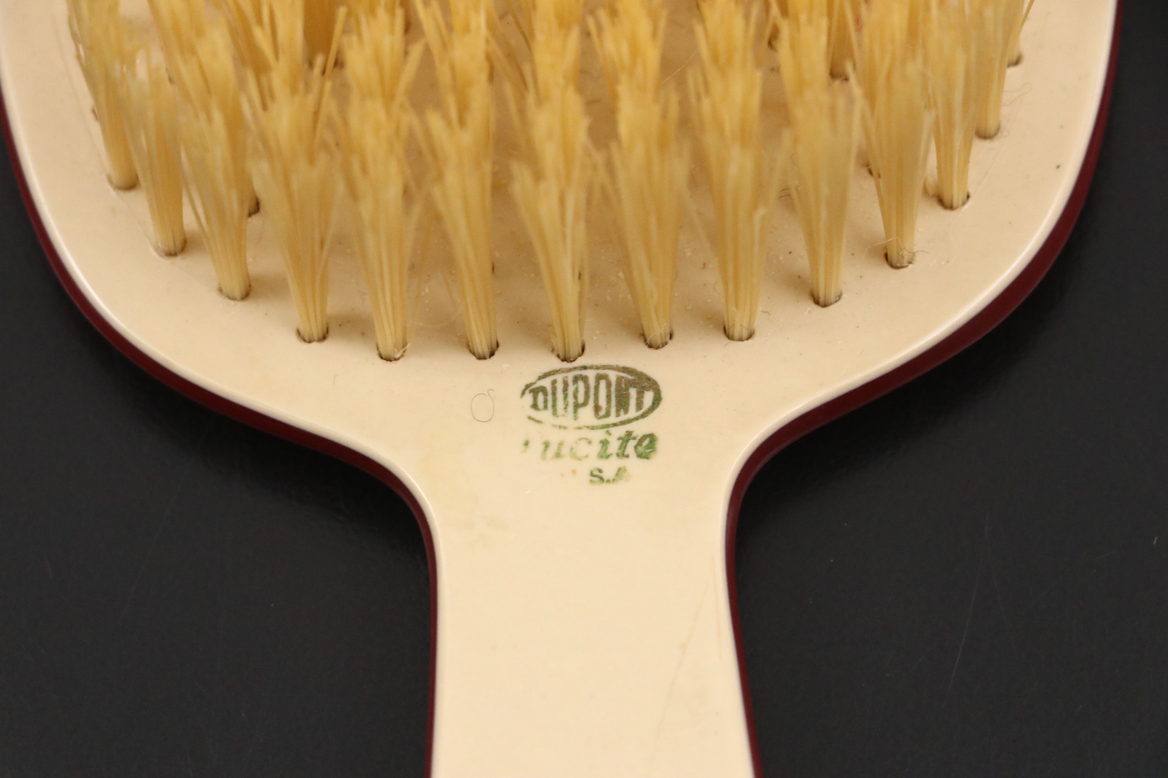 Colonial Quality French Ivory Shoe Brush, Vanity Jars, Hand Mirror and More