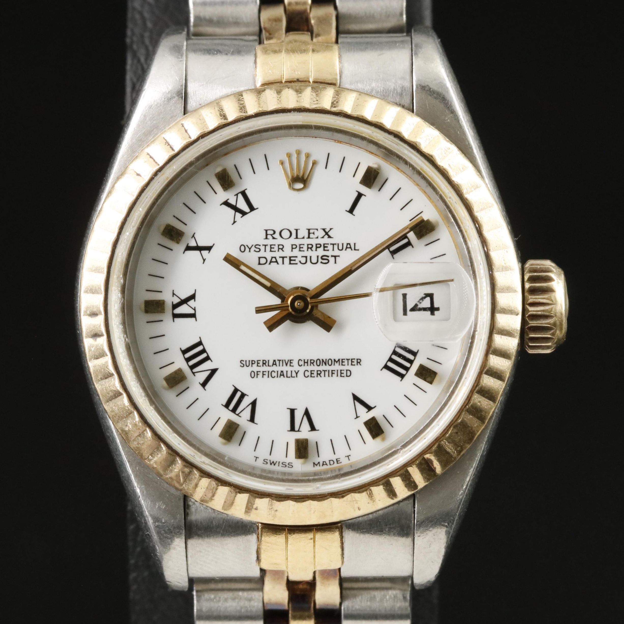 Rolex Datejust 69173 18K & Steel Vintage Watch c.1989