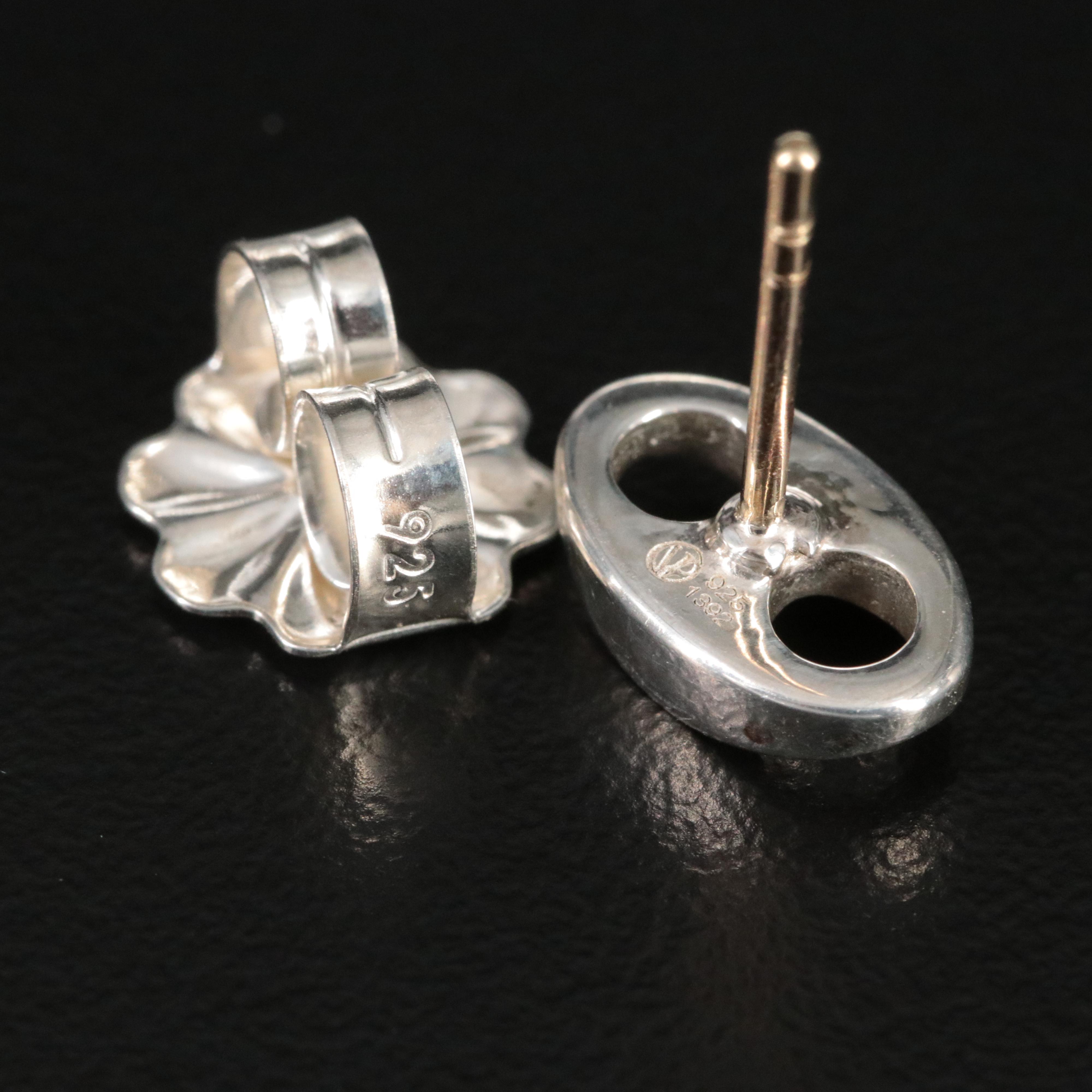 Sterling Mariner Link Earrings