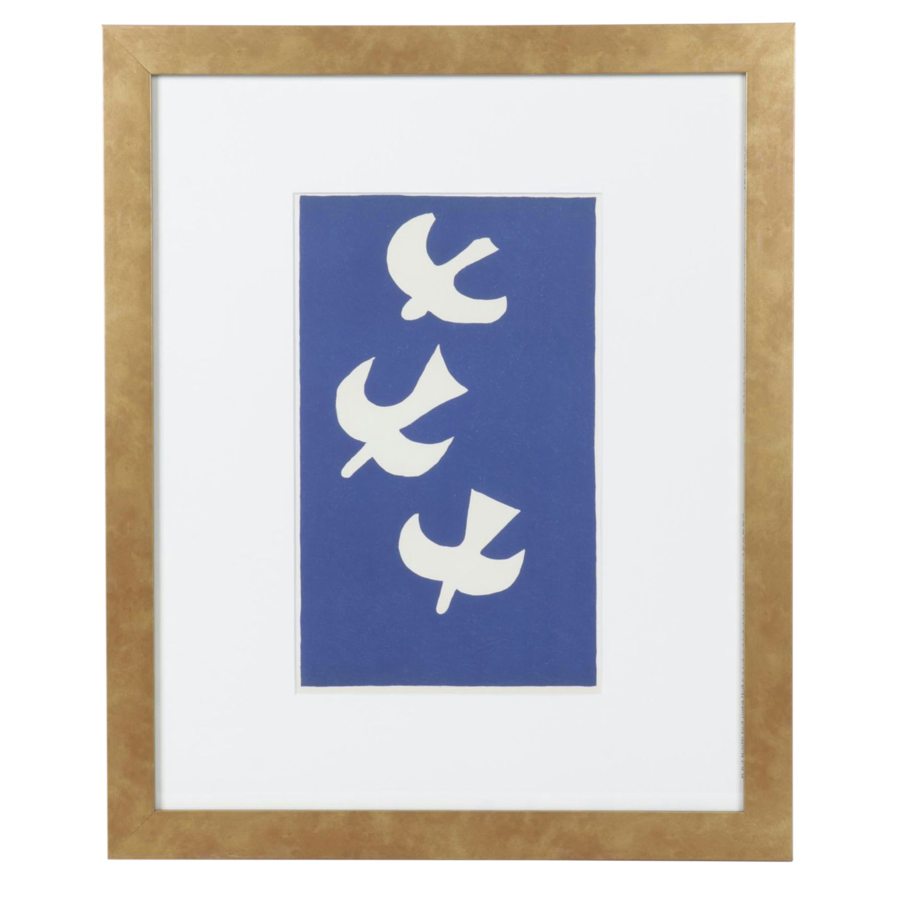 Georges Braque Lithograph for "Verve", 1955