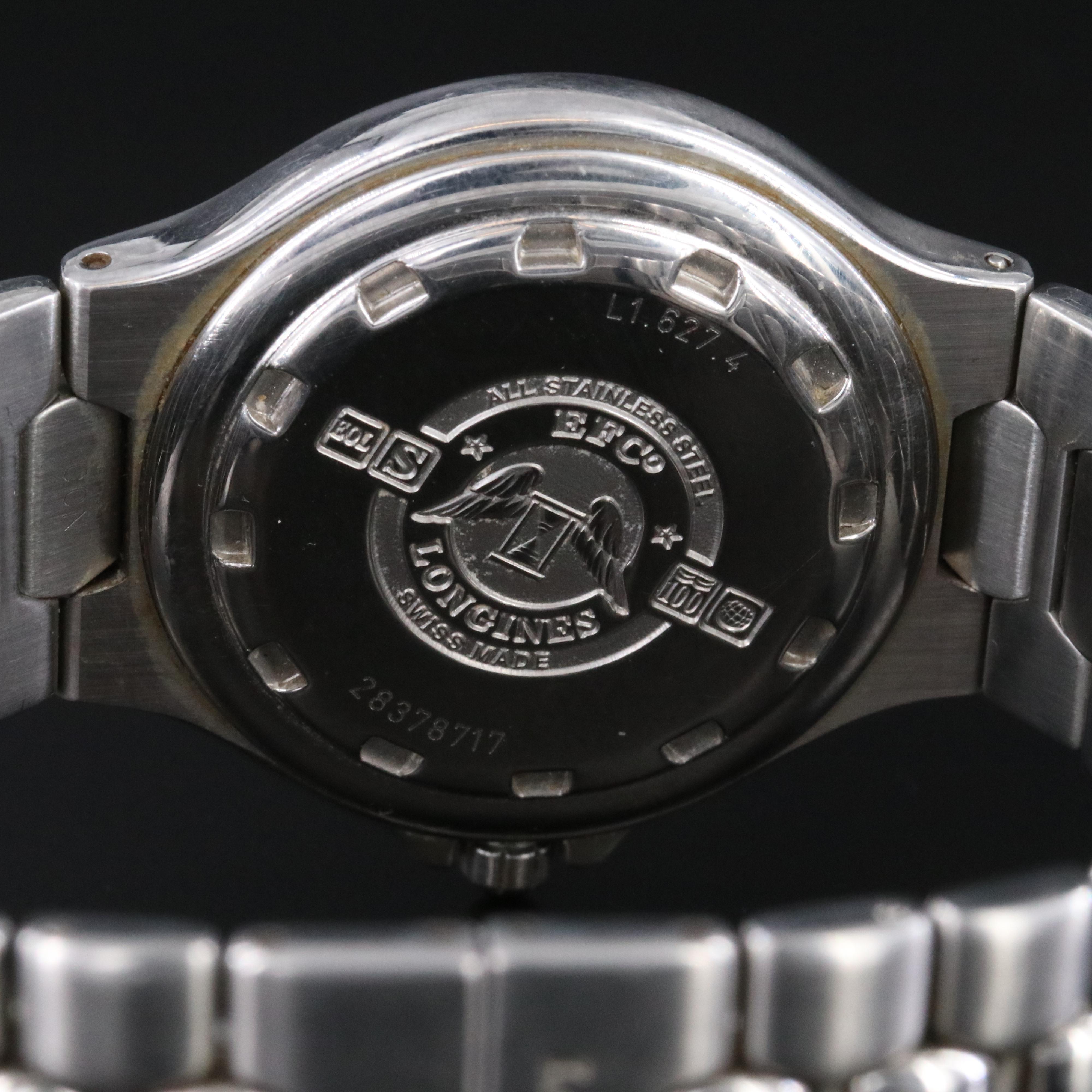 Longines Conquest L1.627.4 Perpetual Calendar Bahrain Coat of Arms Watch