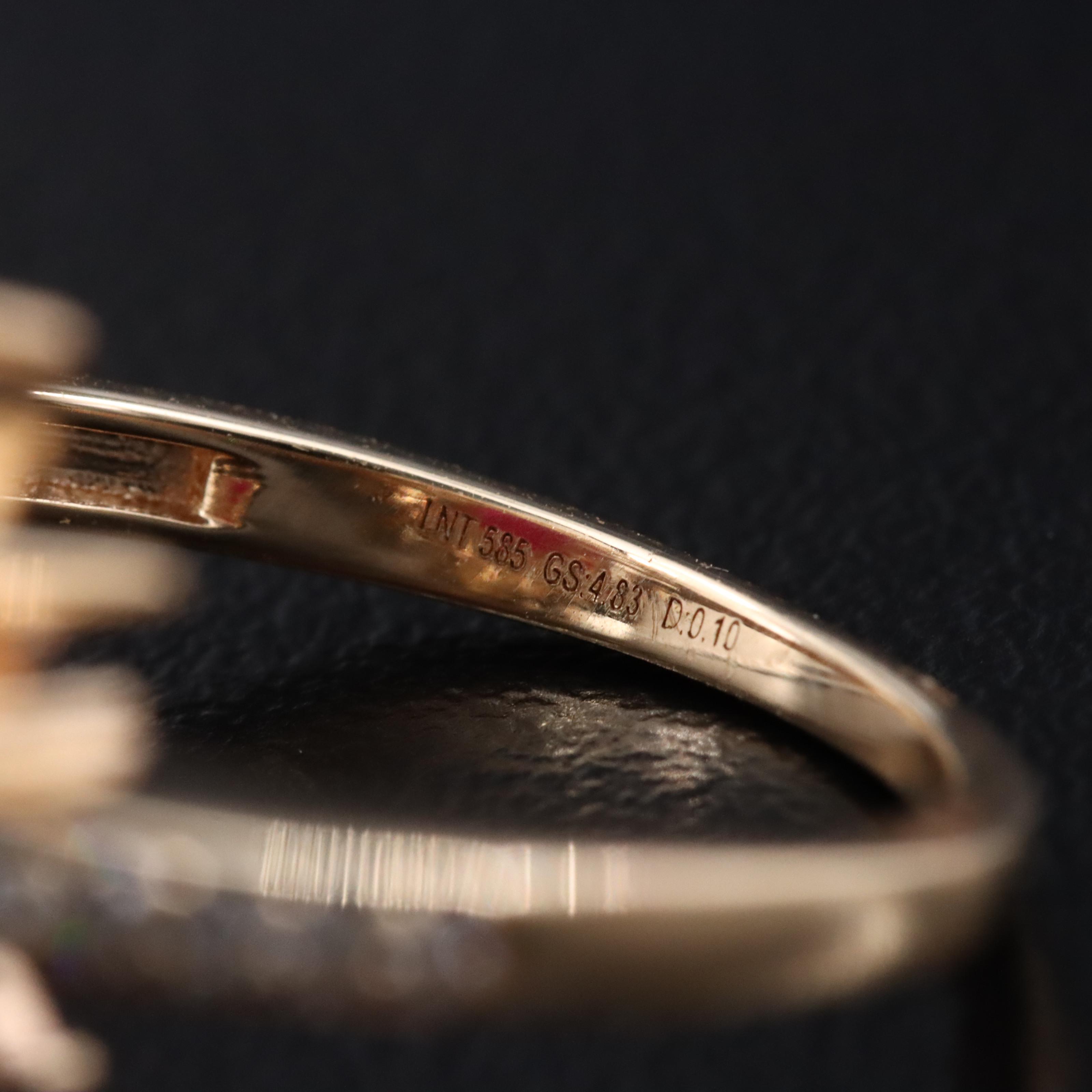 14K 2.53 CT Ruby, White Sapphire, and Diamond Ring with IGI Jewelry Report