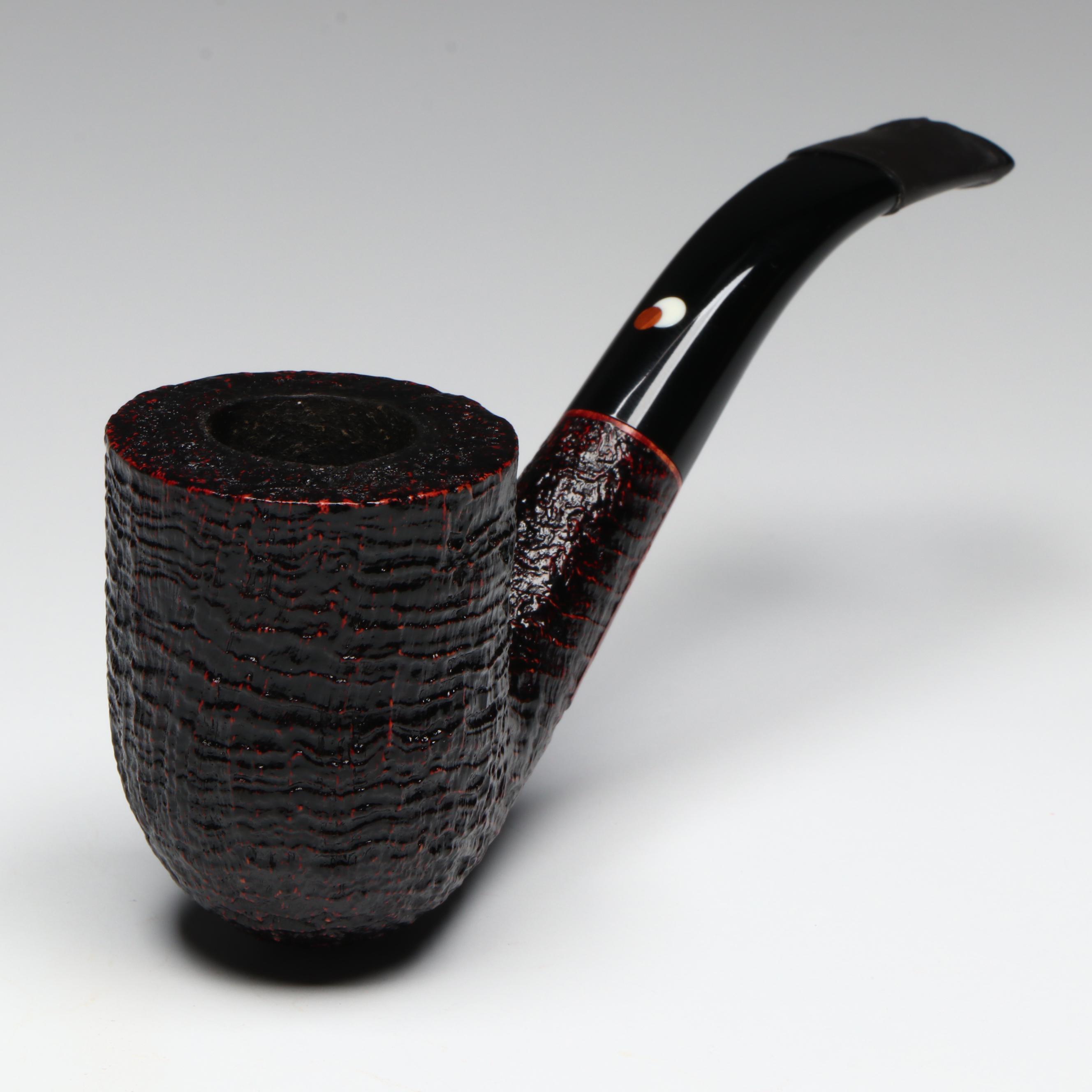 Claudio Cavicchi Italian Briar Wood Bent Brandy Tobacco Pipe