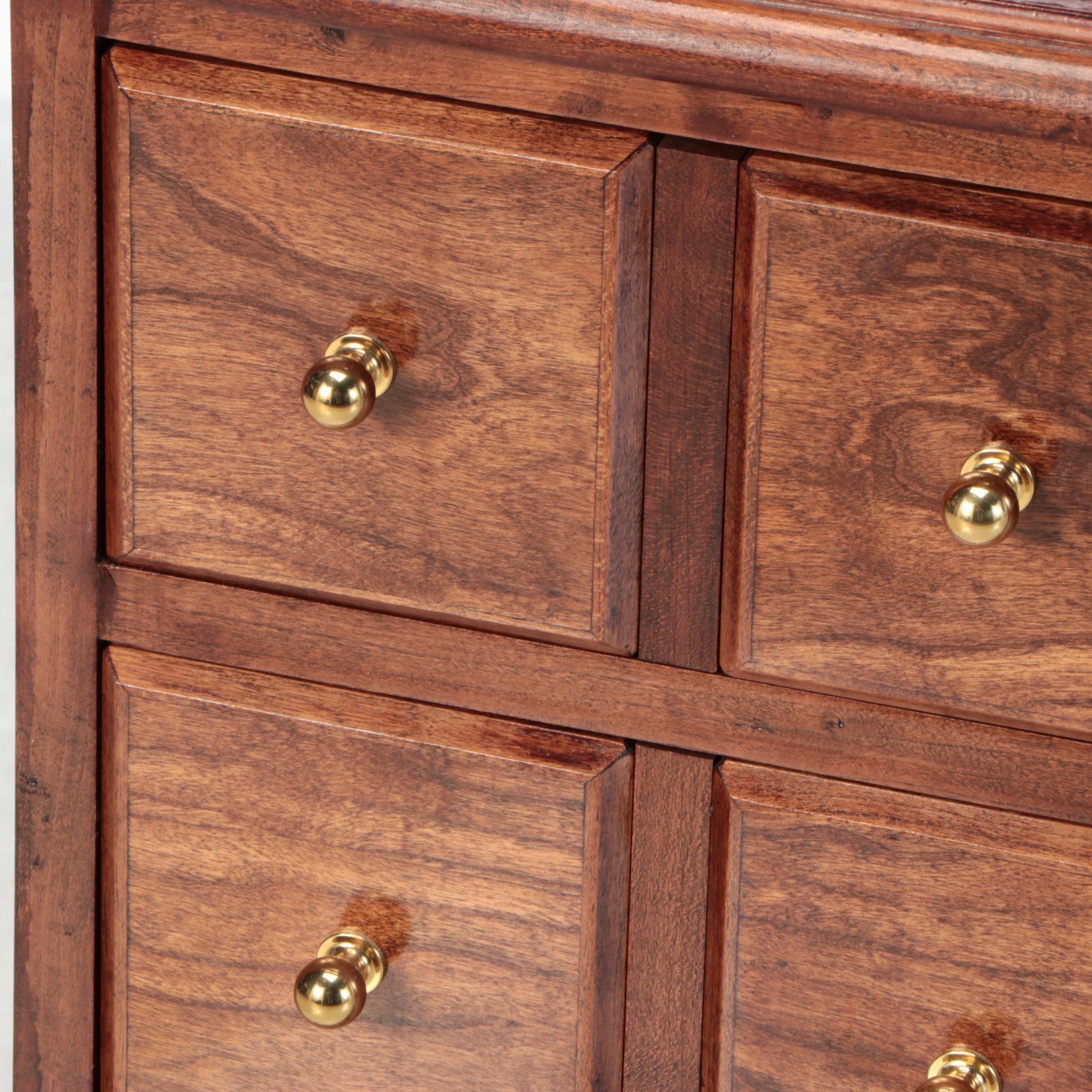 Pair of Mahogany Finished Nightstands, Late 20th to 21st Century