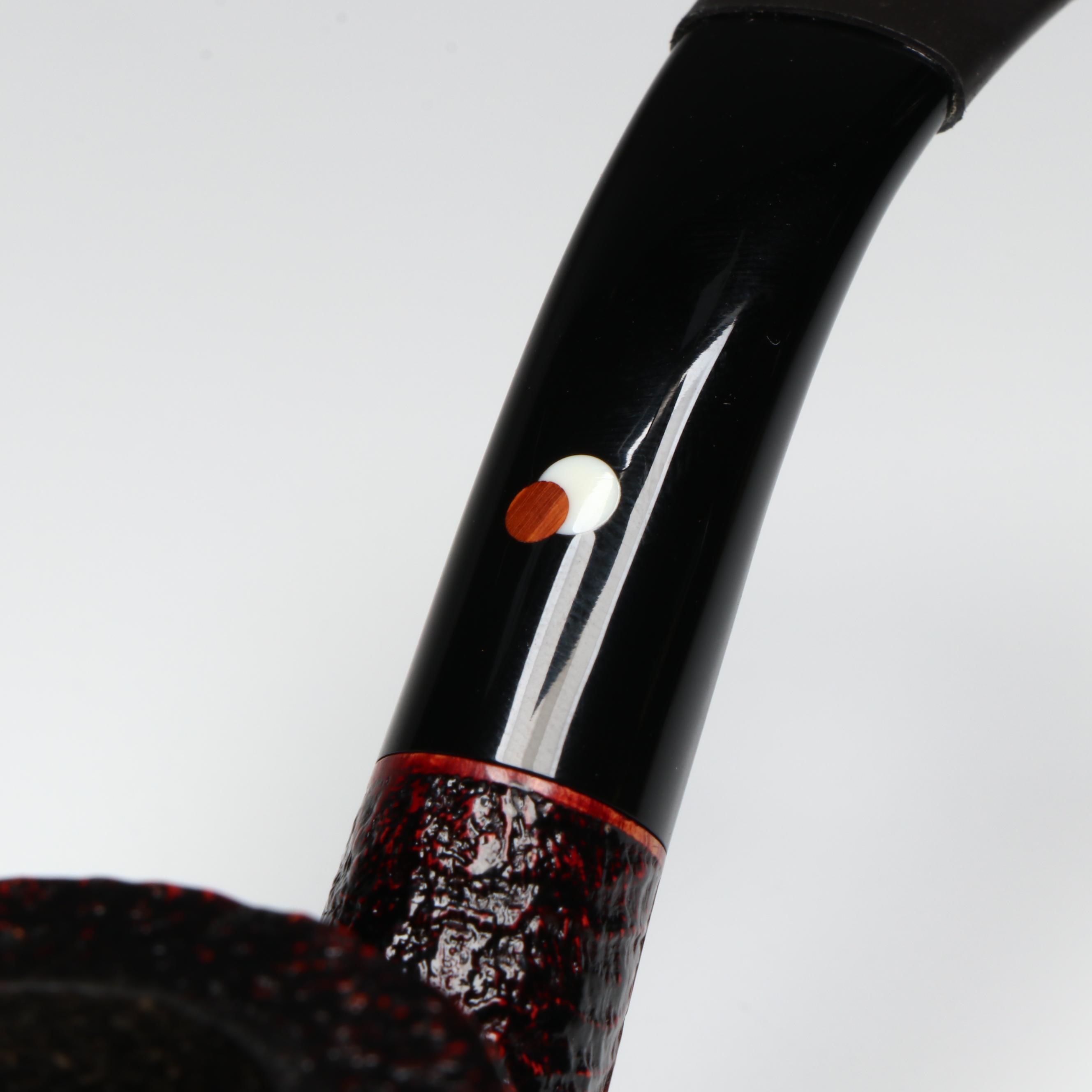 Claudio Cavicchi Italian Briar Wood Bent Brandy Tobacco Pipe