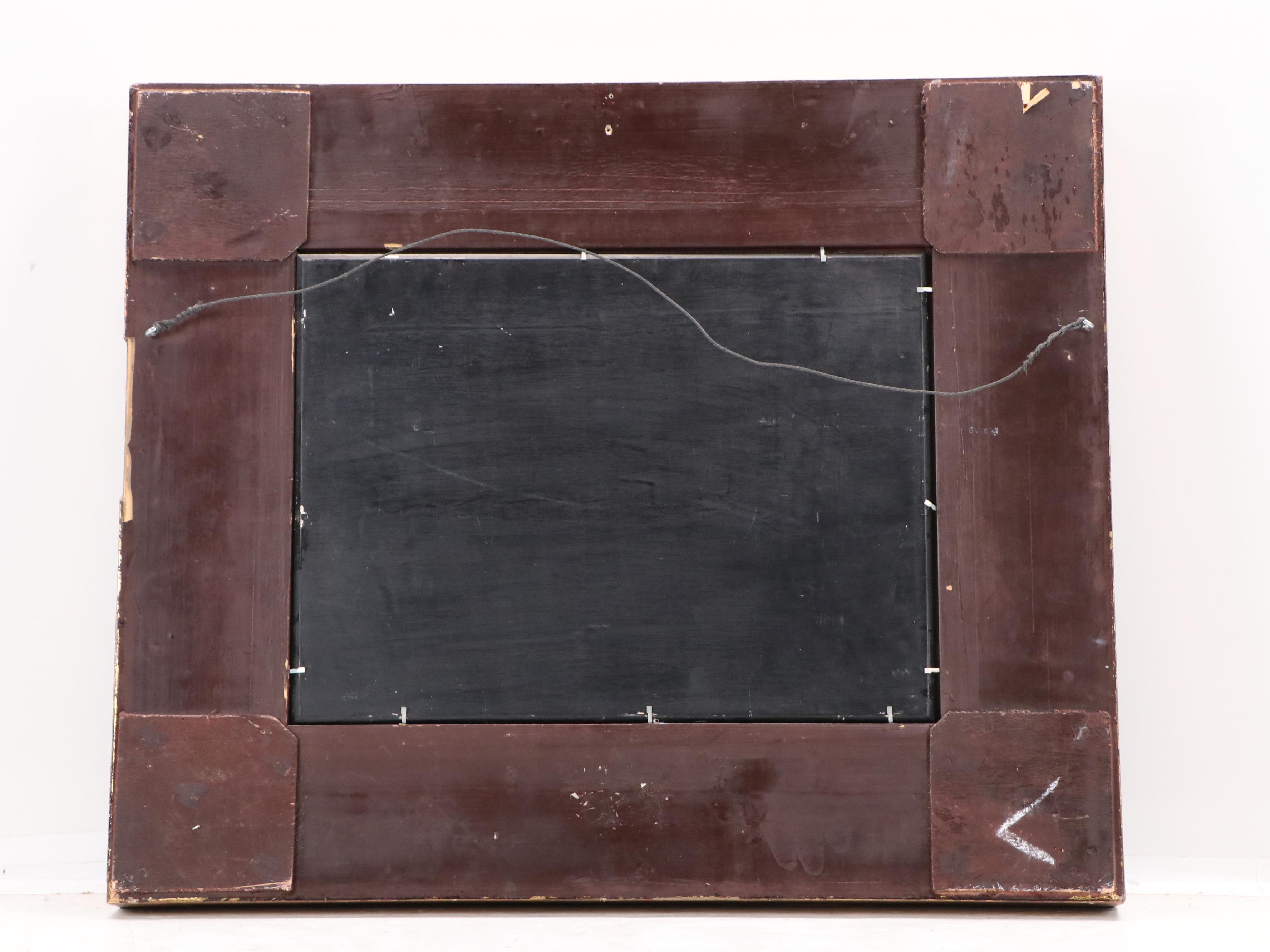 Raymond Neilson Orientalist Landscape Oil on Board with Market and Storytellers