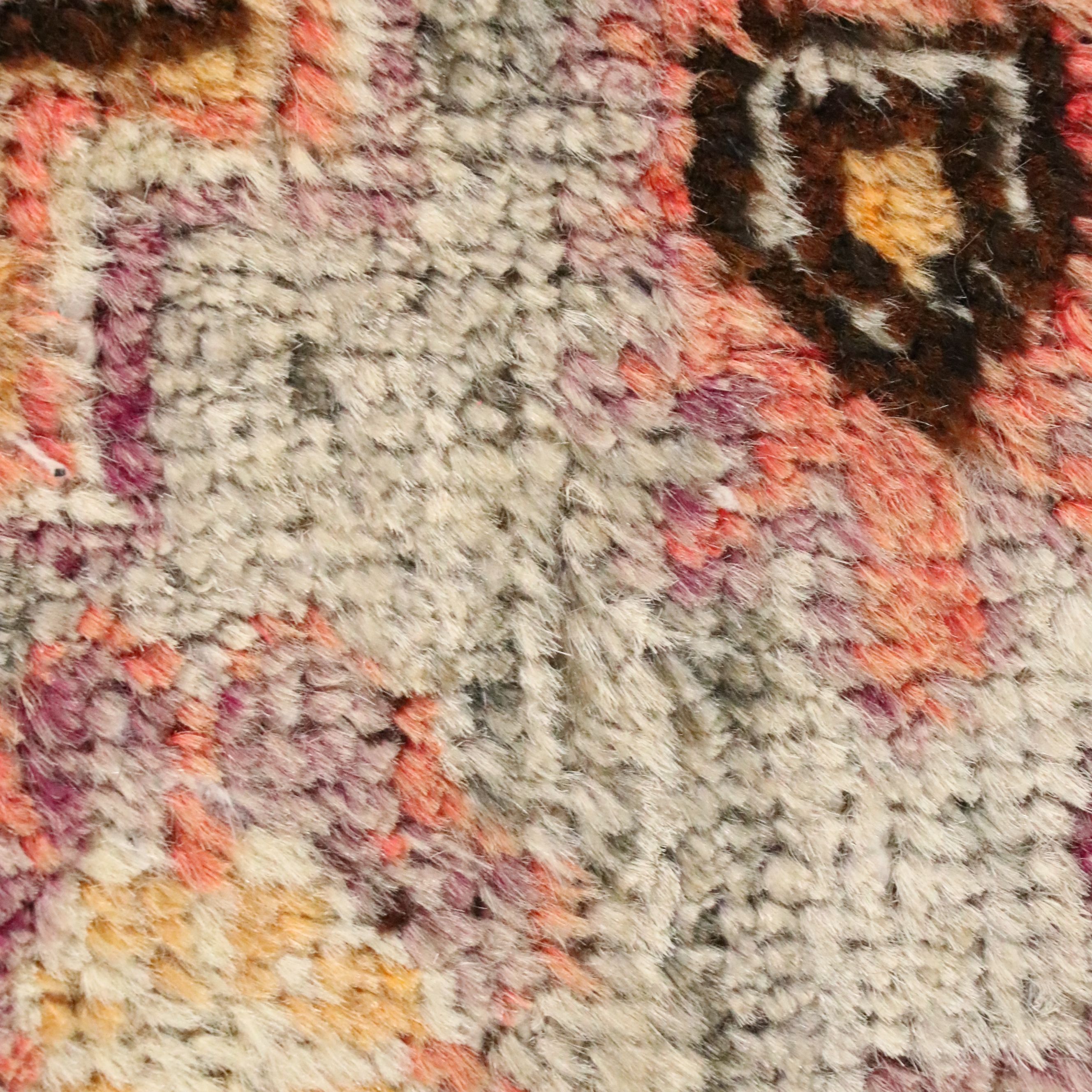 4'10 x 9'5 Hand-Knotted East Turkestan Khotan Area Rug