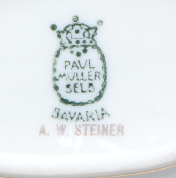 Rosenthal and Other Gilt Rimmed Porcelain Dinnerware and Serving Pieces