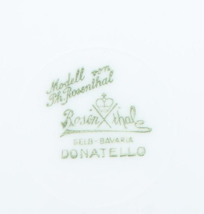 Rosenthal and Other Gilt Rimmed Porcelain Dinnerware and Serving Pieces