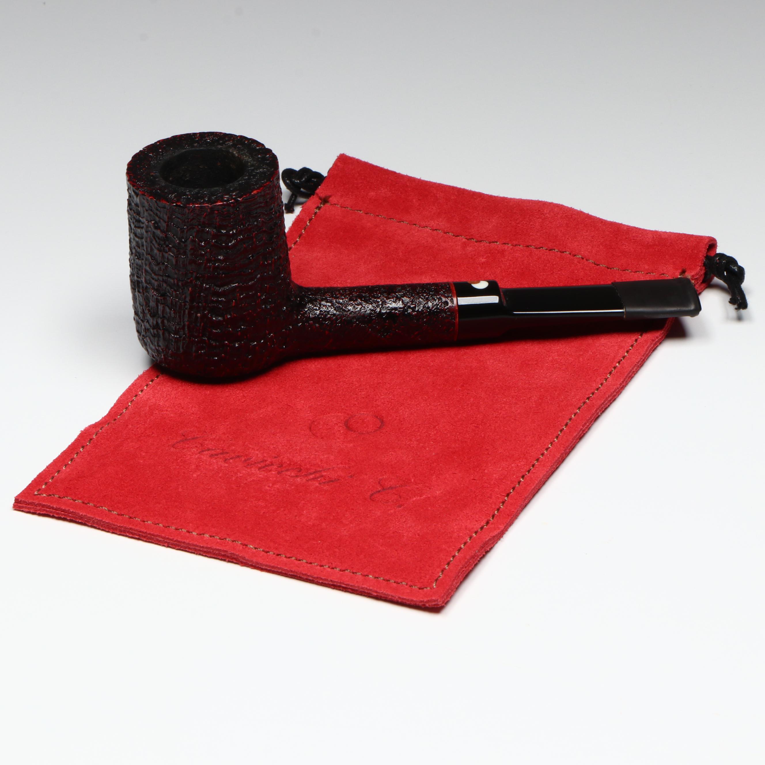 Claudio Cavicchi Italian Briar Wood Chimney Tobacco Pipe