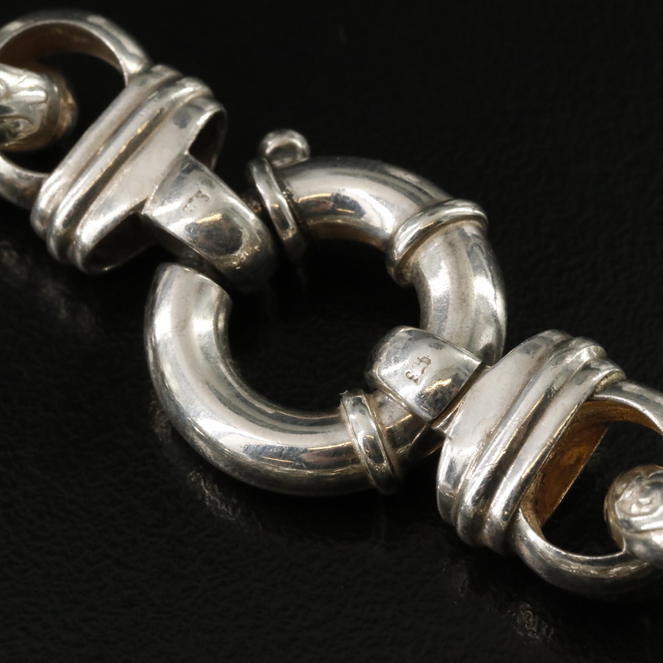 Sterling Rolo Link Bracelet