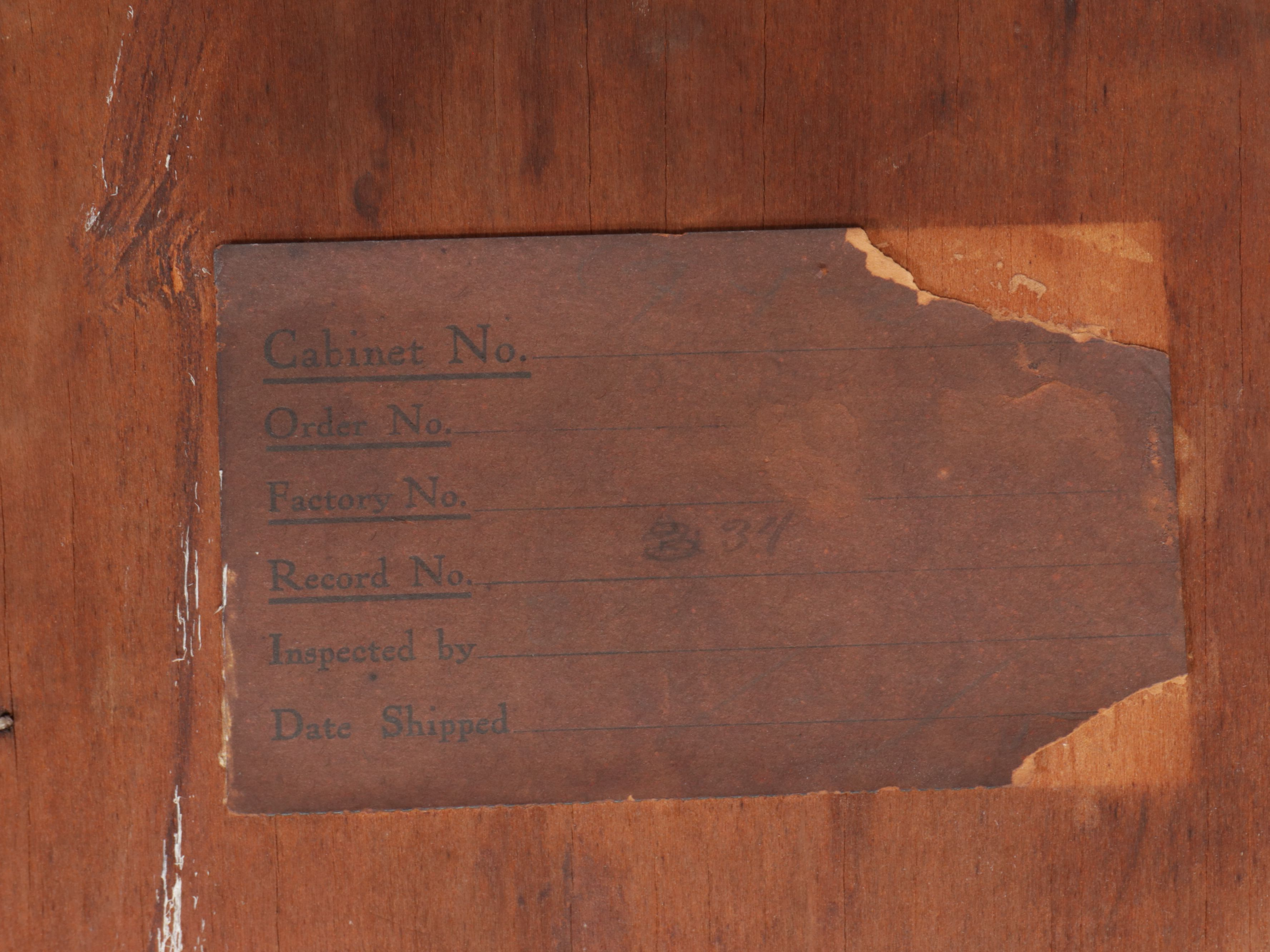 American Oak Hoosier Cabinet with Accessories, Early 20th Century
