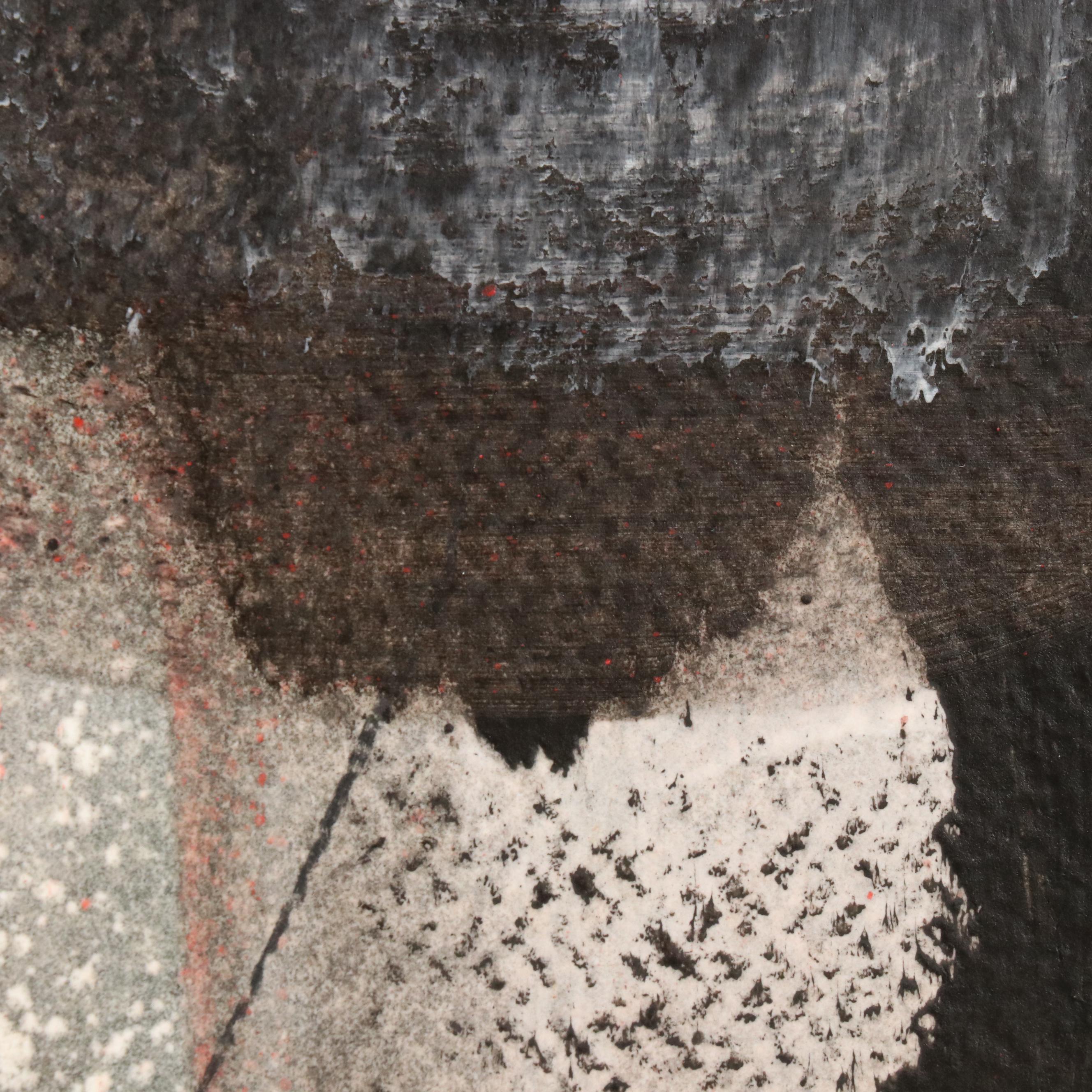 Michel Blázquez Mixed Media Painting "Untitled Abstract," 2025