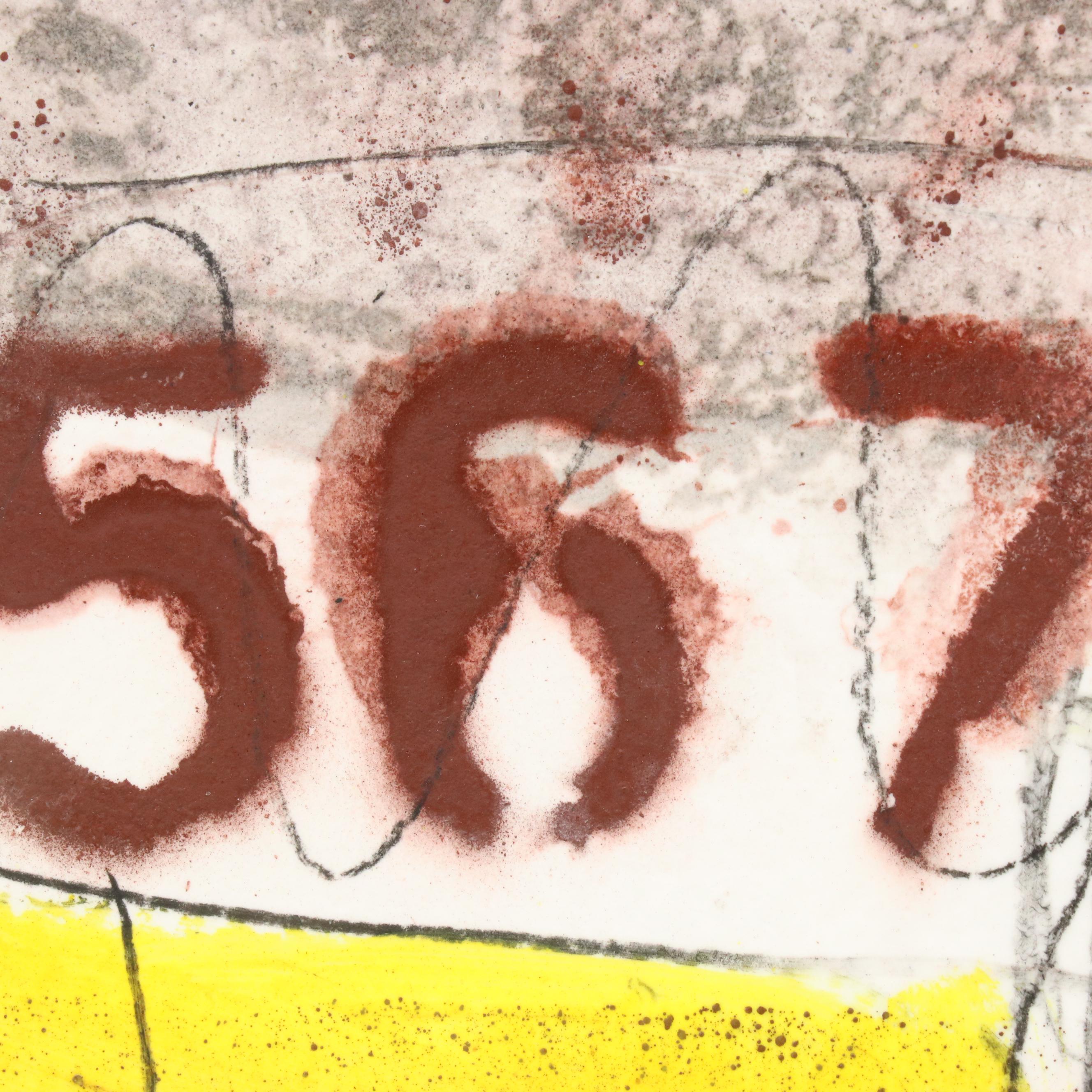 Michel Blázquez Mixed Media Painting "Untitled Abstract," 2025