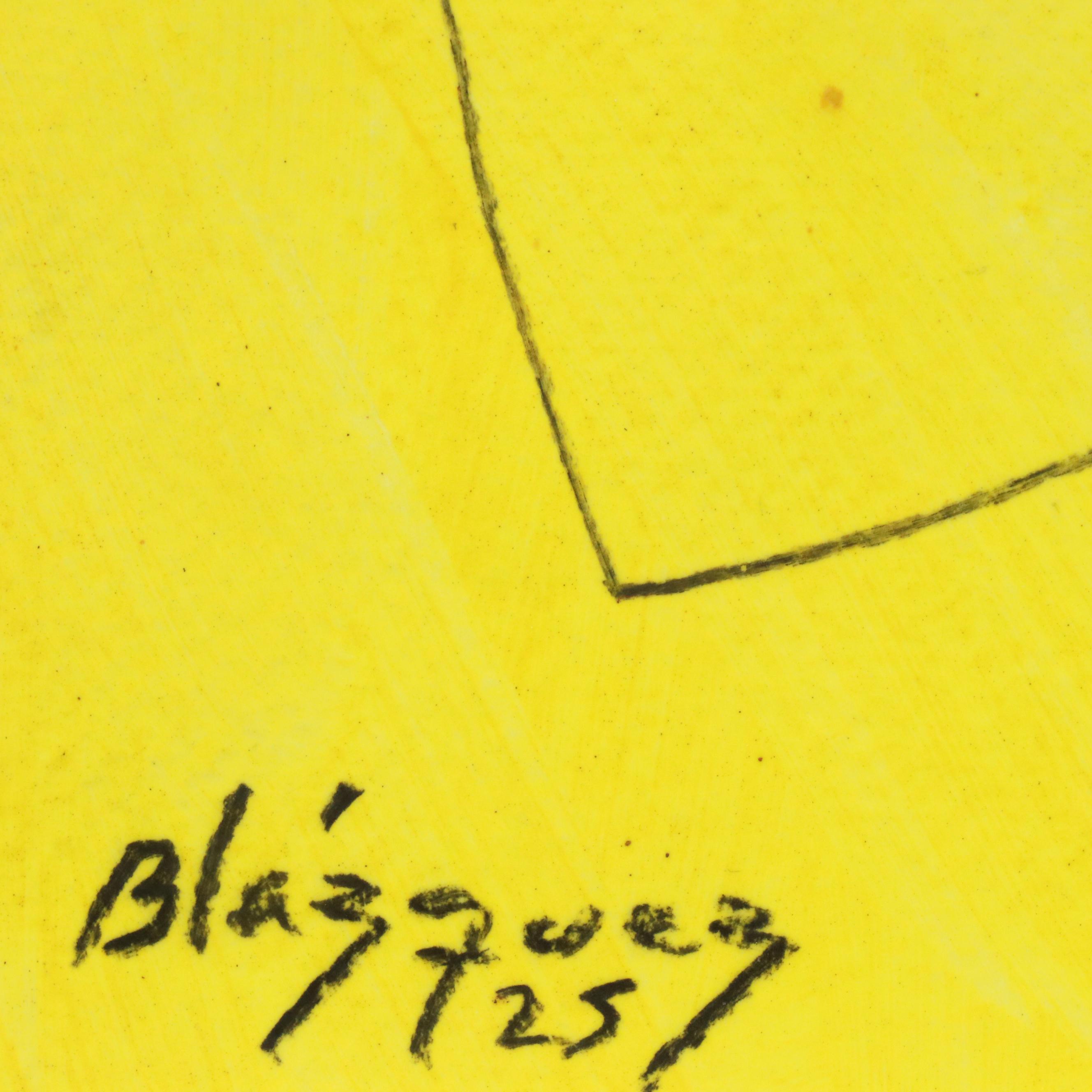 Michel Blázquez Mixed Media Painting "Untitled Abstract," 2025