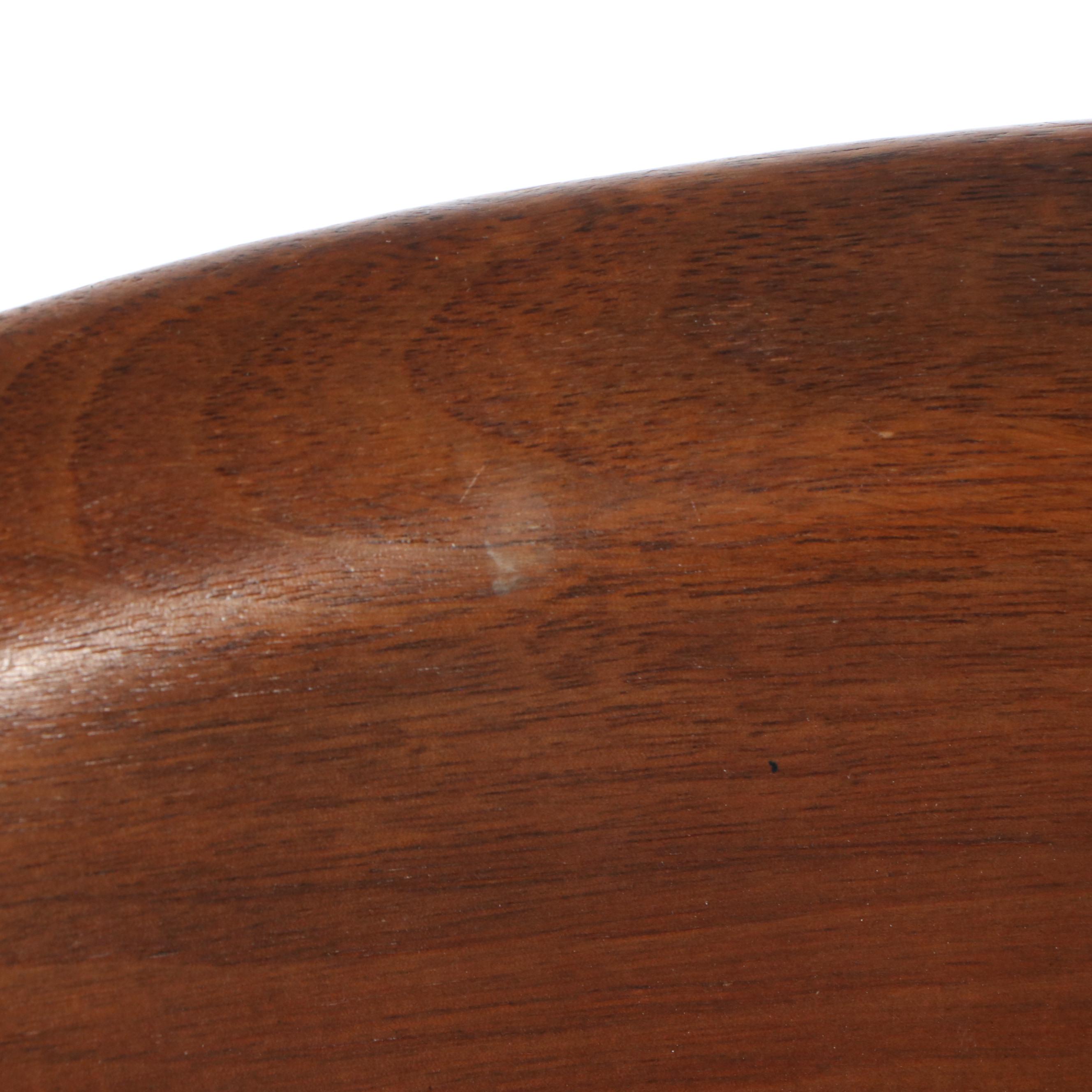 Johnson Chair Co. Art Deco Style Walnut Finish Desk Chair, 20th Century